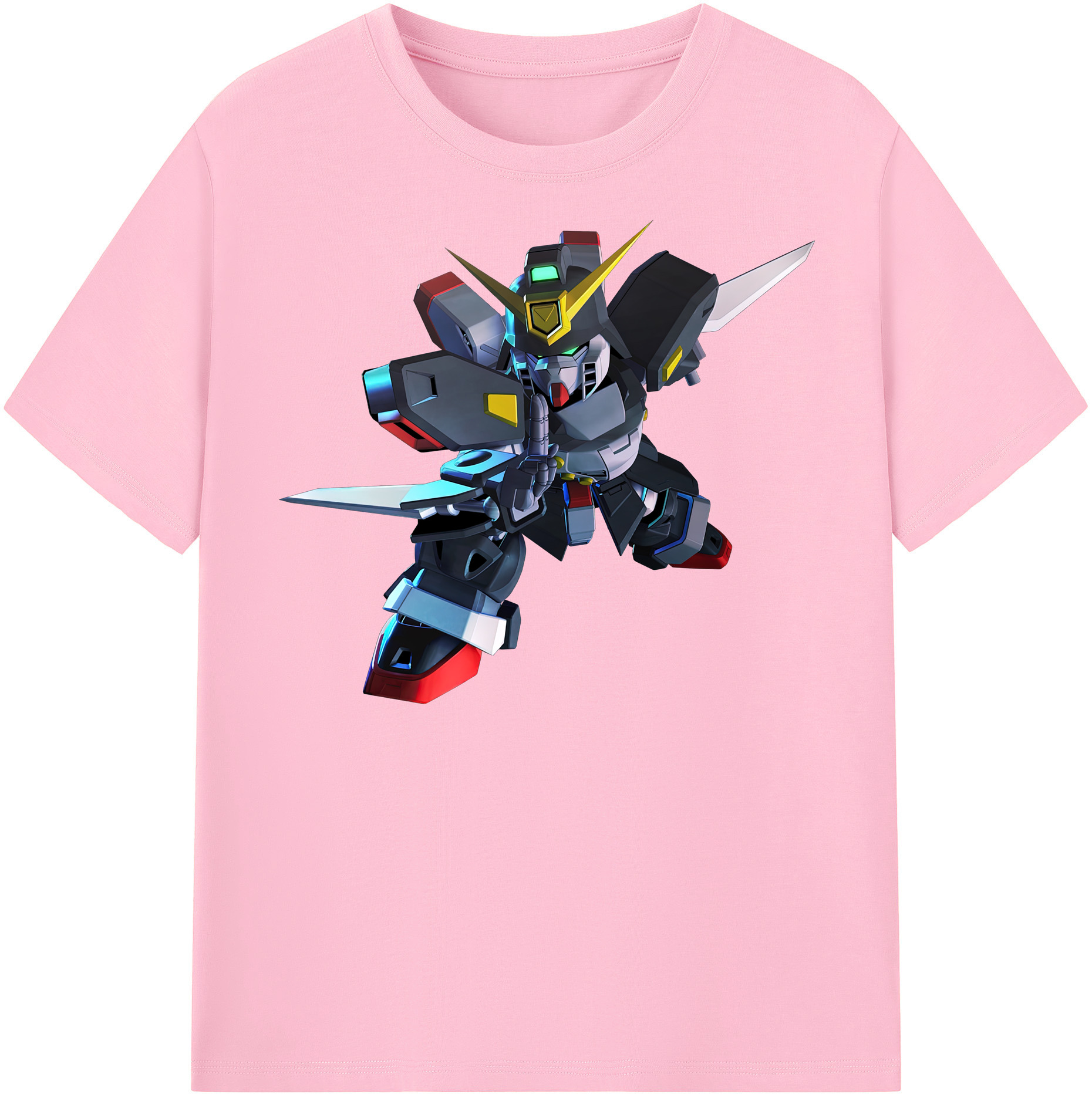 （画像用） 機動戦士ガンダム Mobile Suit Gundam 綿100％半袖Tシャツ（フロントプリント）