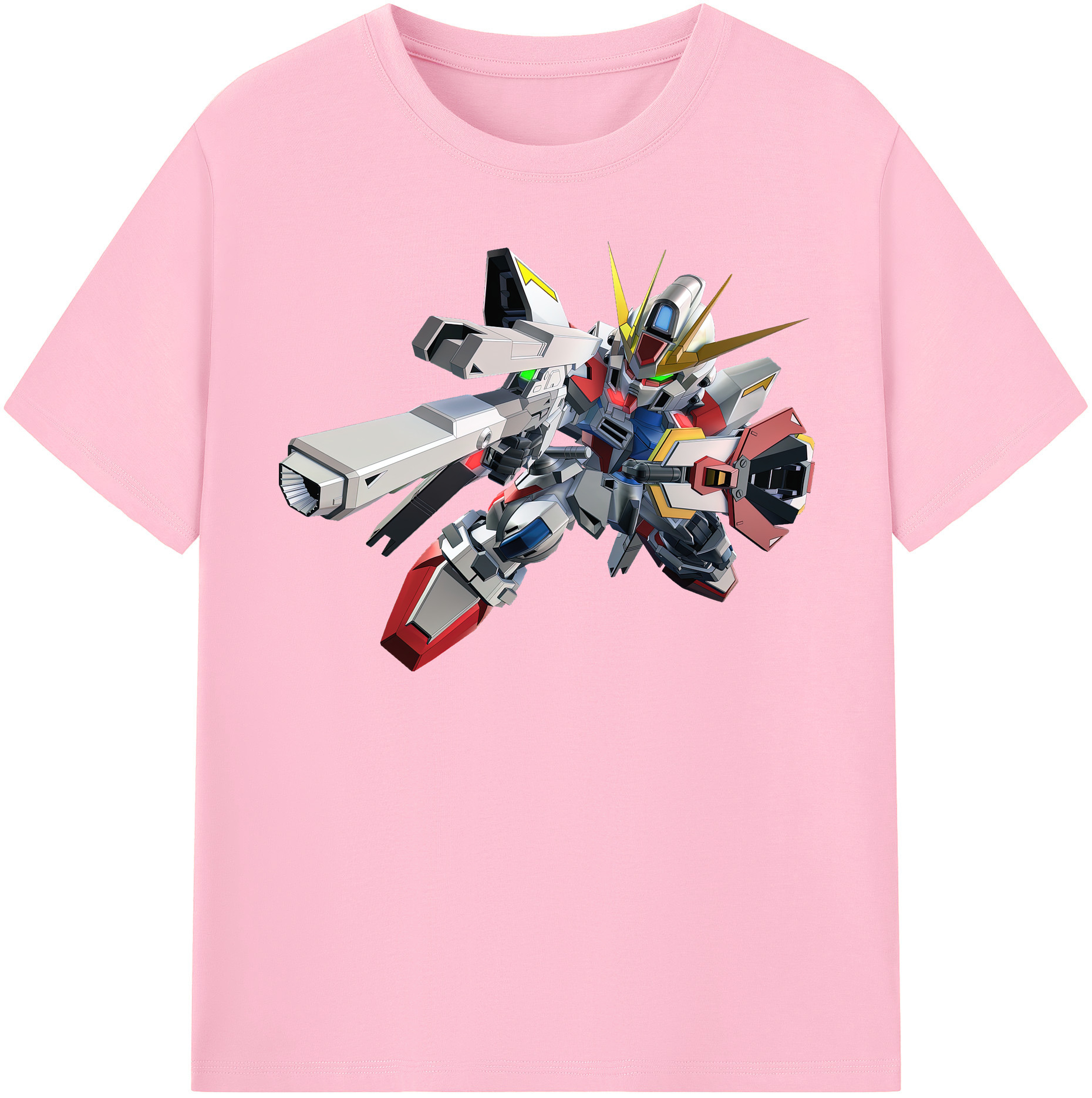 （画像用） 機動戦士ガンダム Mobile Suit Gundam 綿100％半袖Tシャツ（フロントプリント）