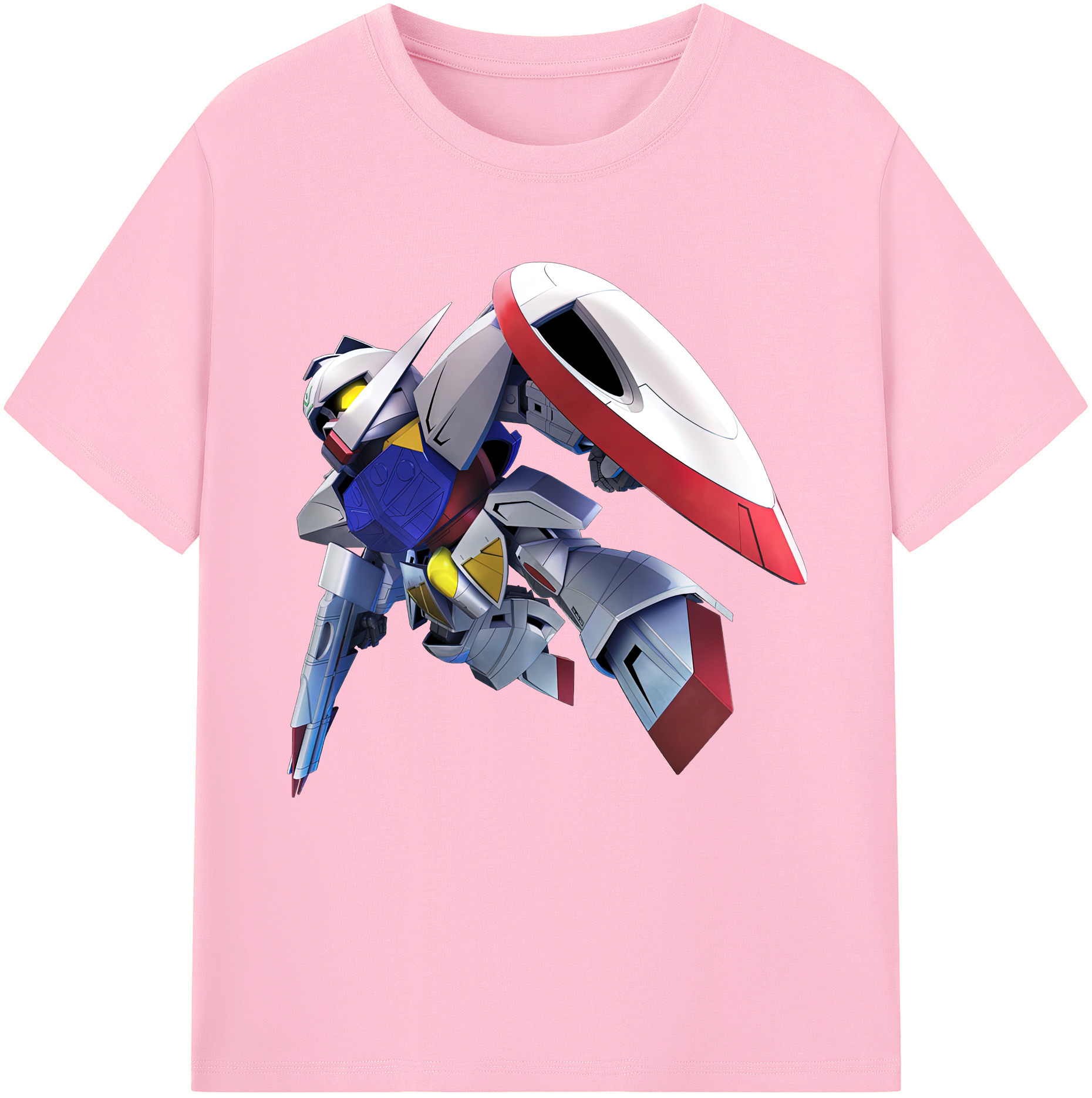（画像用） 機動戦士ガンダム Mobile Suit Gundam 綿100％半袖Tシャツ（フロントプリント）