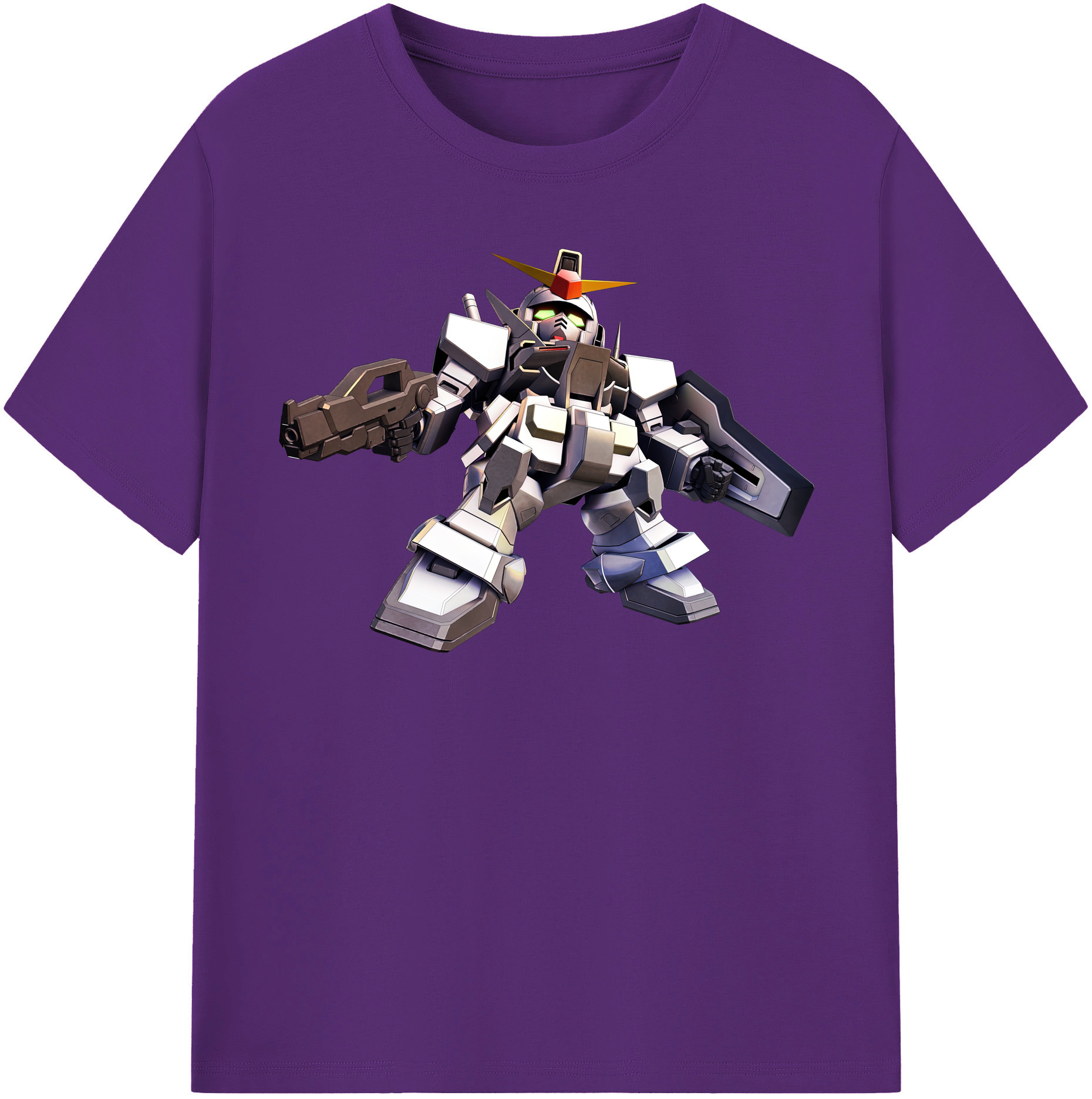 （画像用） 機動戦士ガンダム Mobile Suit Gundam 綿100％半袖Tシャツ（フロントプリント）