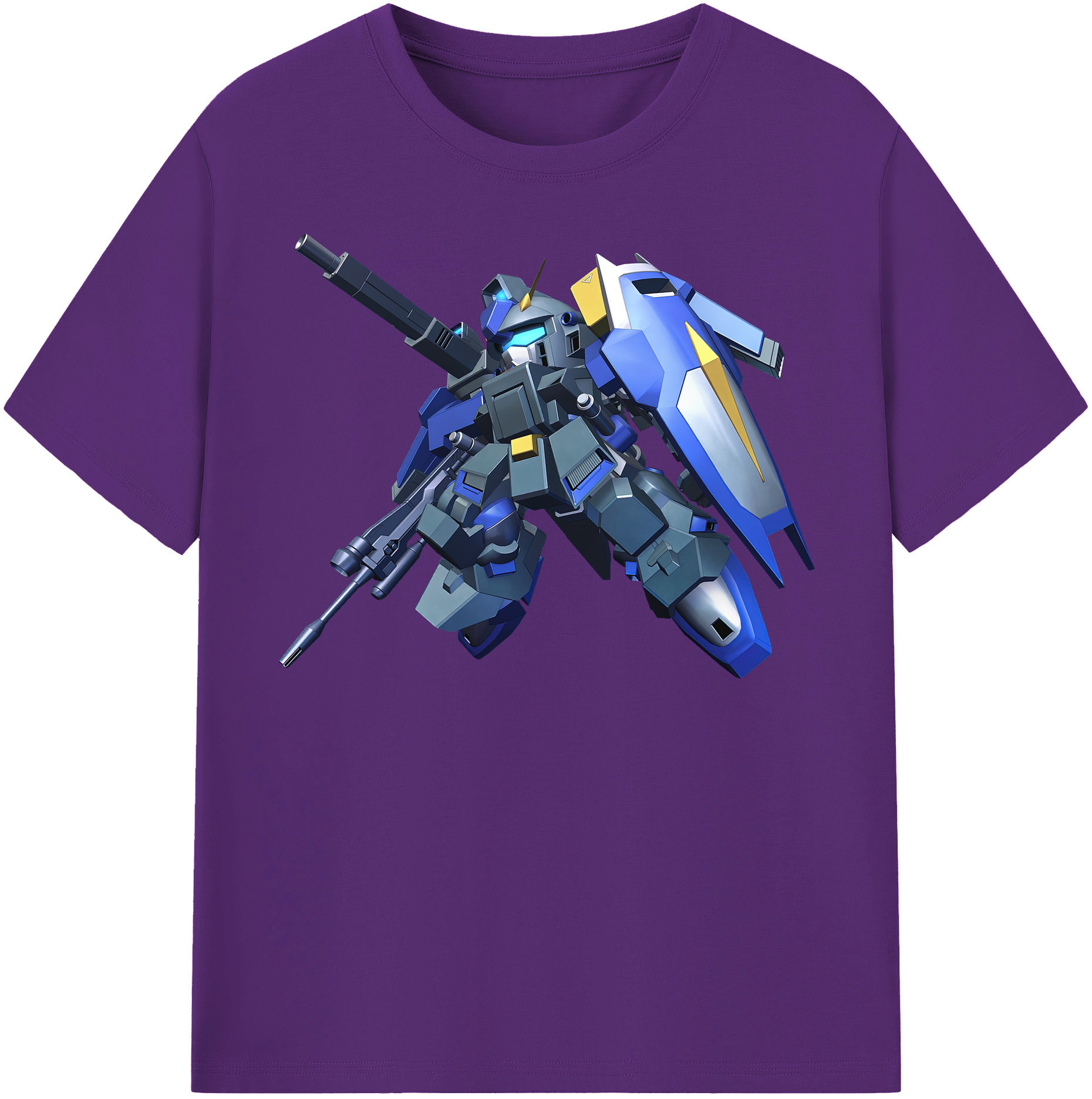 （画像用） 機動戦士ガンダム Mobile Suit Gundam 綿100％半袖Tシャツ（フロントプリント）