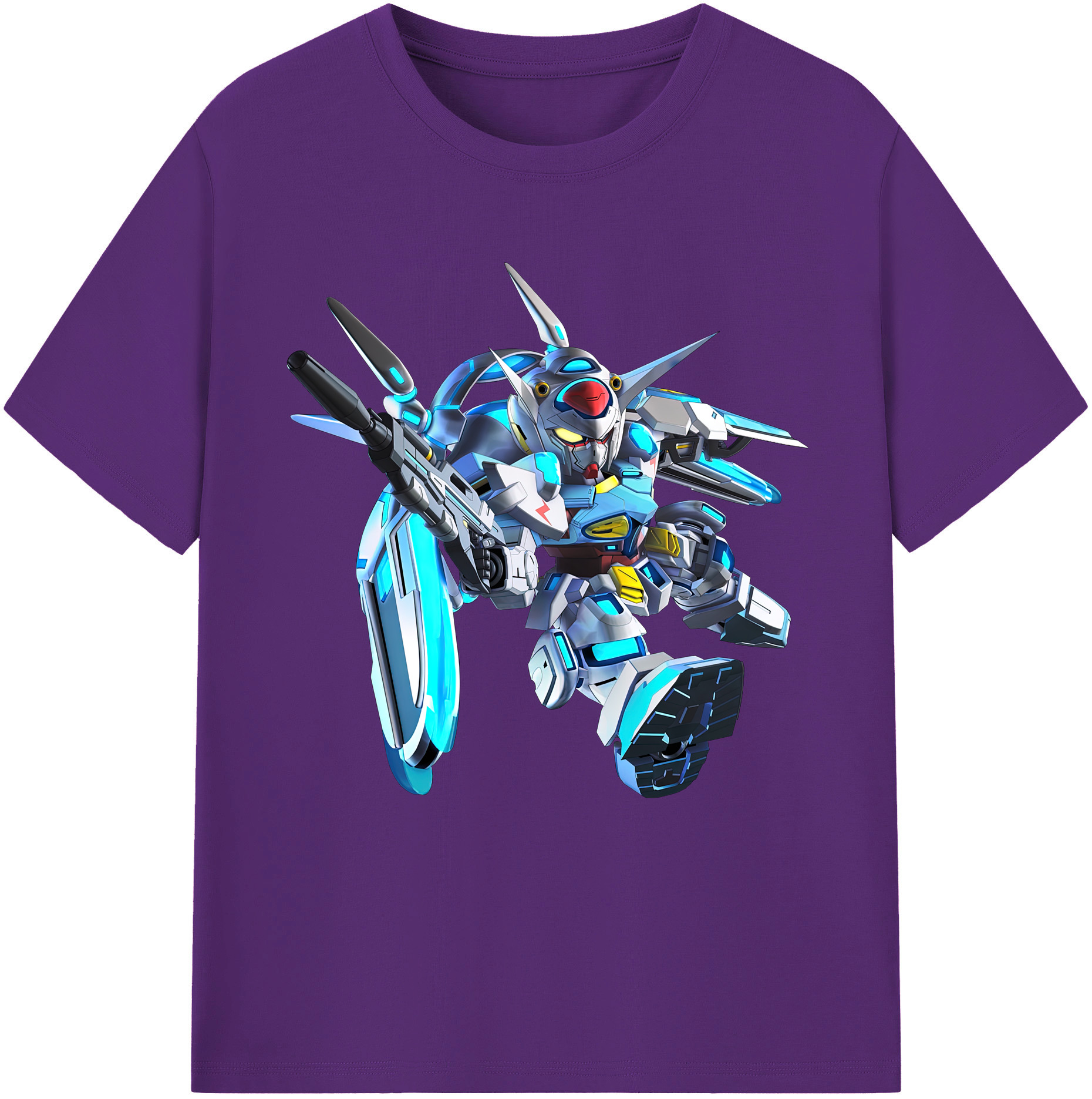 （画像用） 機動戦士ガンダム Mobile Suit Gundam 綿100％半袖Tシャツ（フロントプリント）