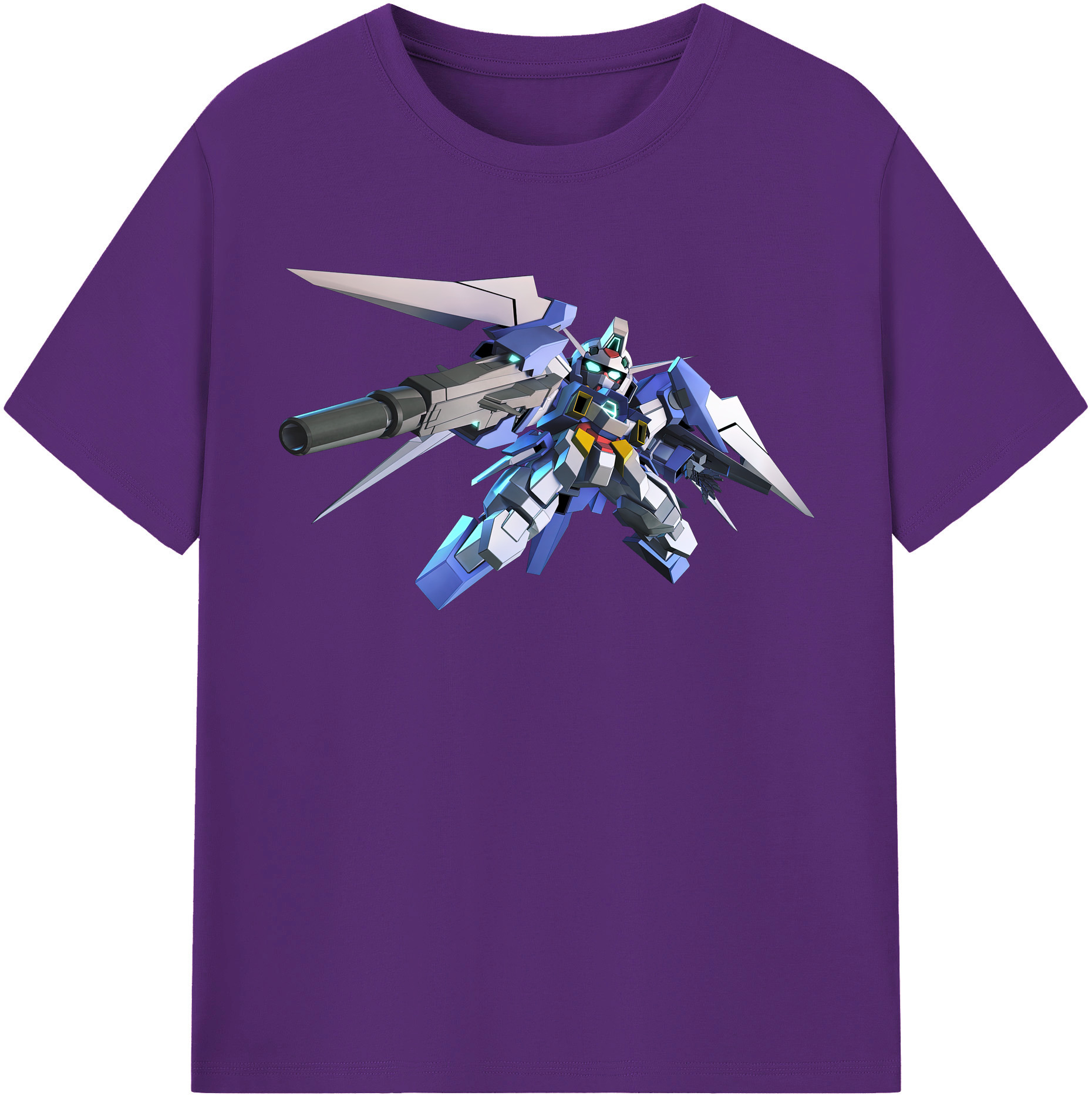 （画像用） 機動戦士ガンダム Mobile Suit Gundam 綿100％半袖Tシャツ（フロントプリント）