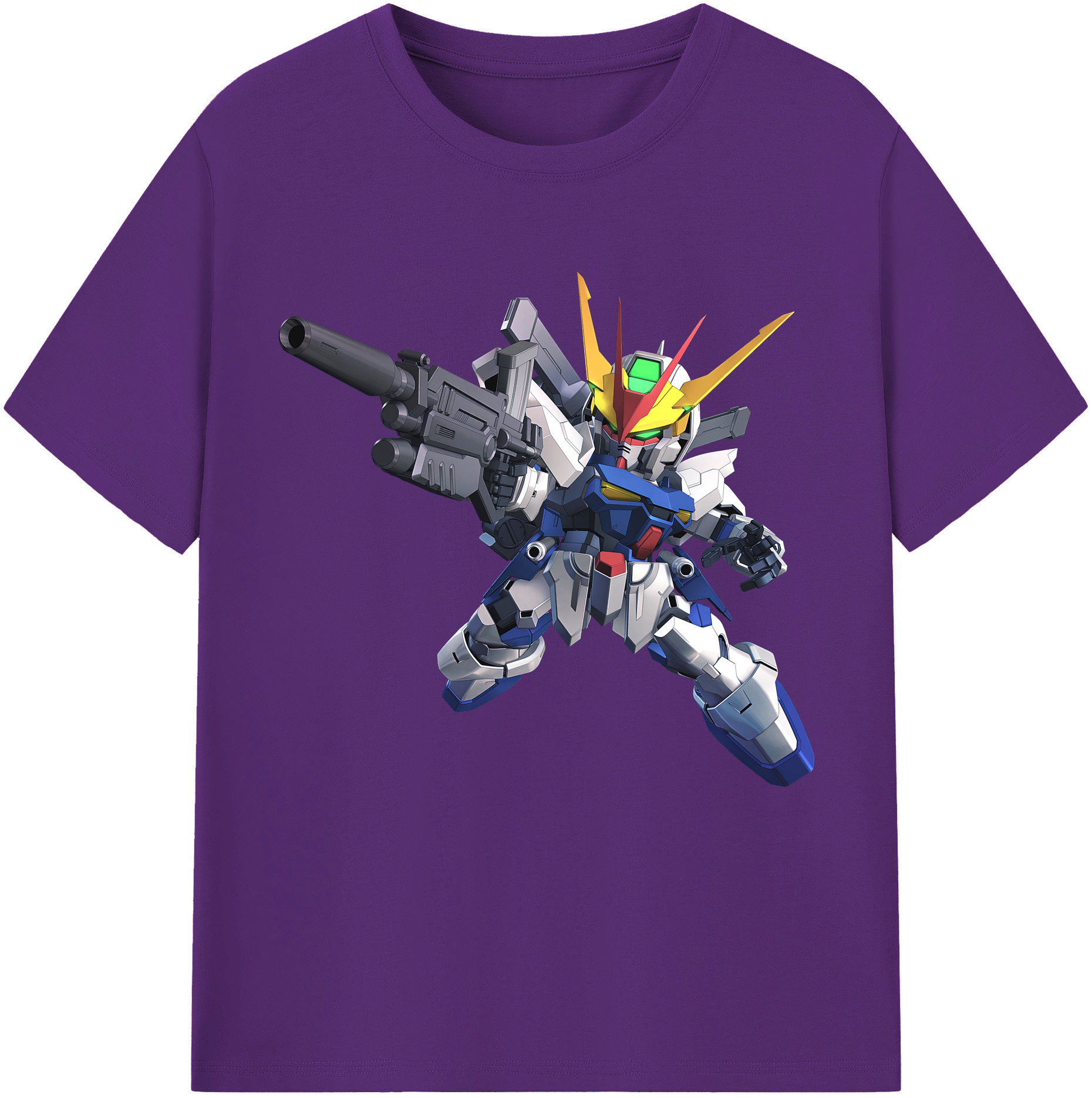 （画像用） 機動戦士ガンダム Mobile Suit Gundam 綿100％半袖Tシャツ（フロントプリント）