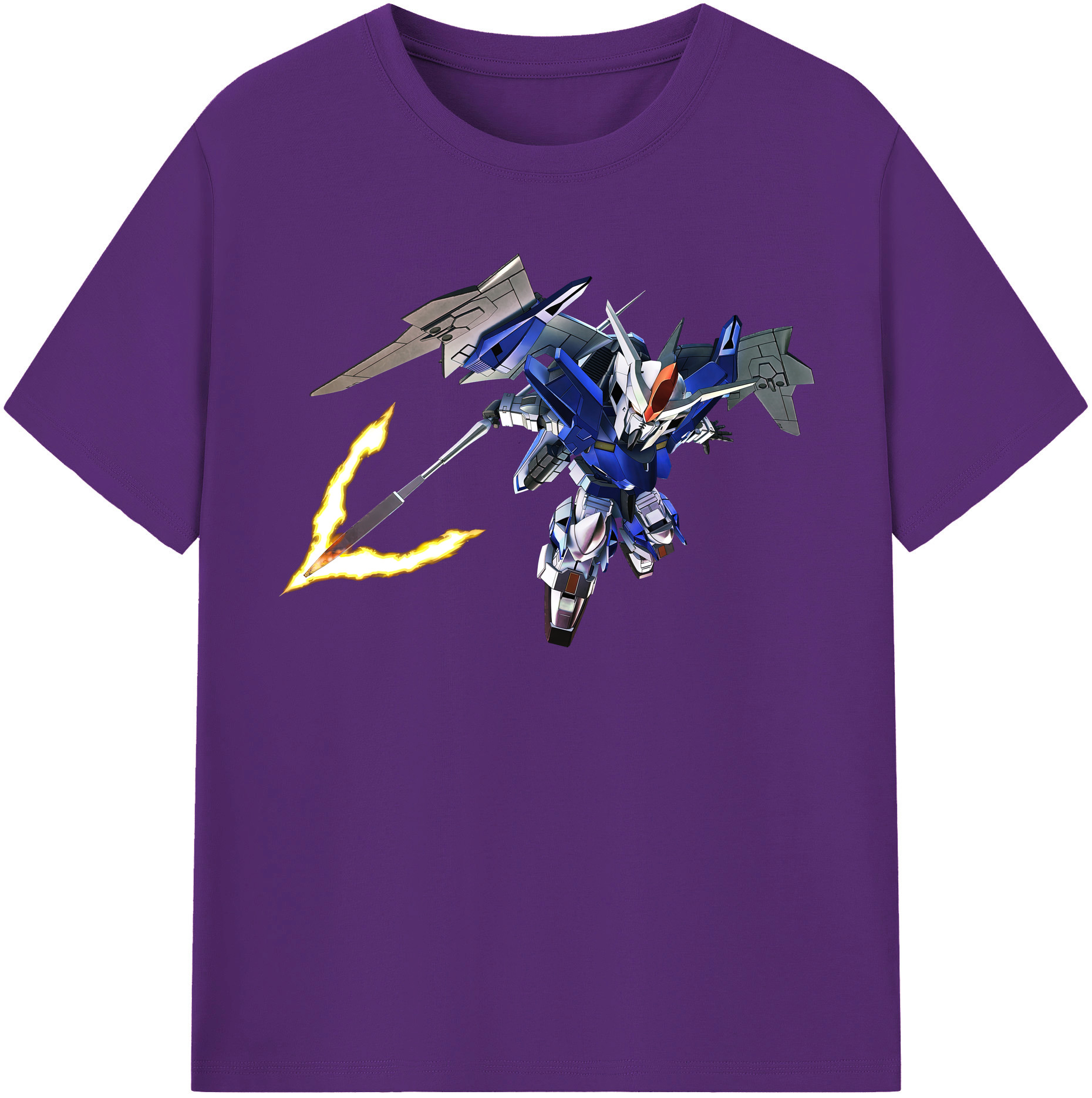 （画像用） 機動戦士ガンダム Mobile Suit Gundam 綿100％半袖Tシャツ（フロントプリント）