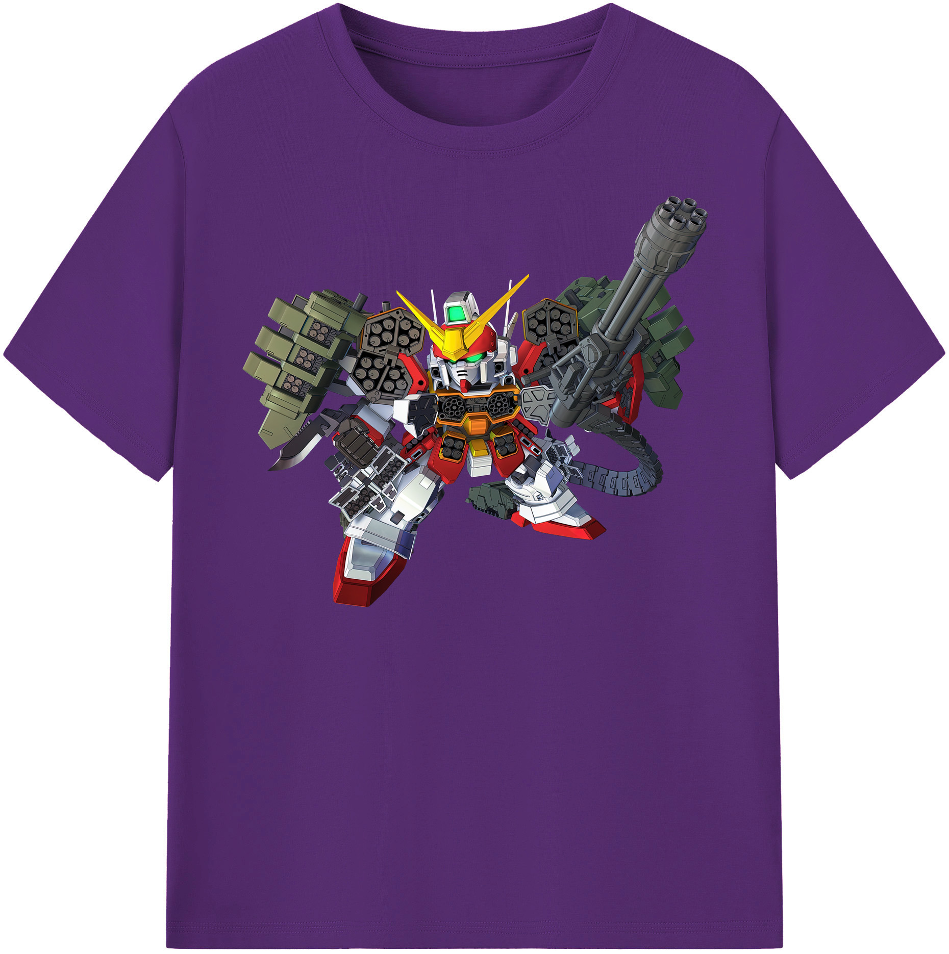（画像用） 機動戦士ガンダム Mobile Suit Gundam 綿100％半袖Tシャツ（フロントプリント）