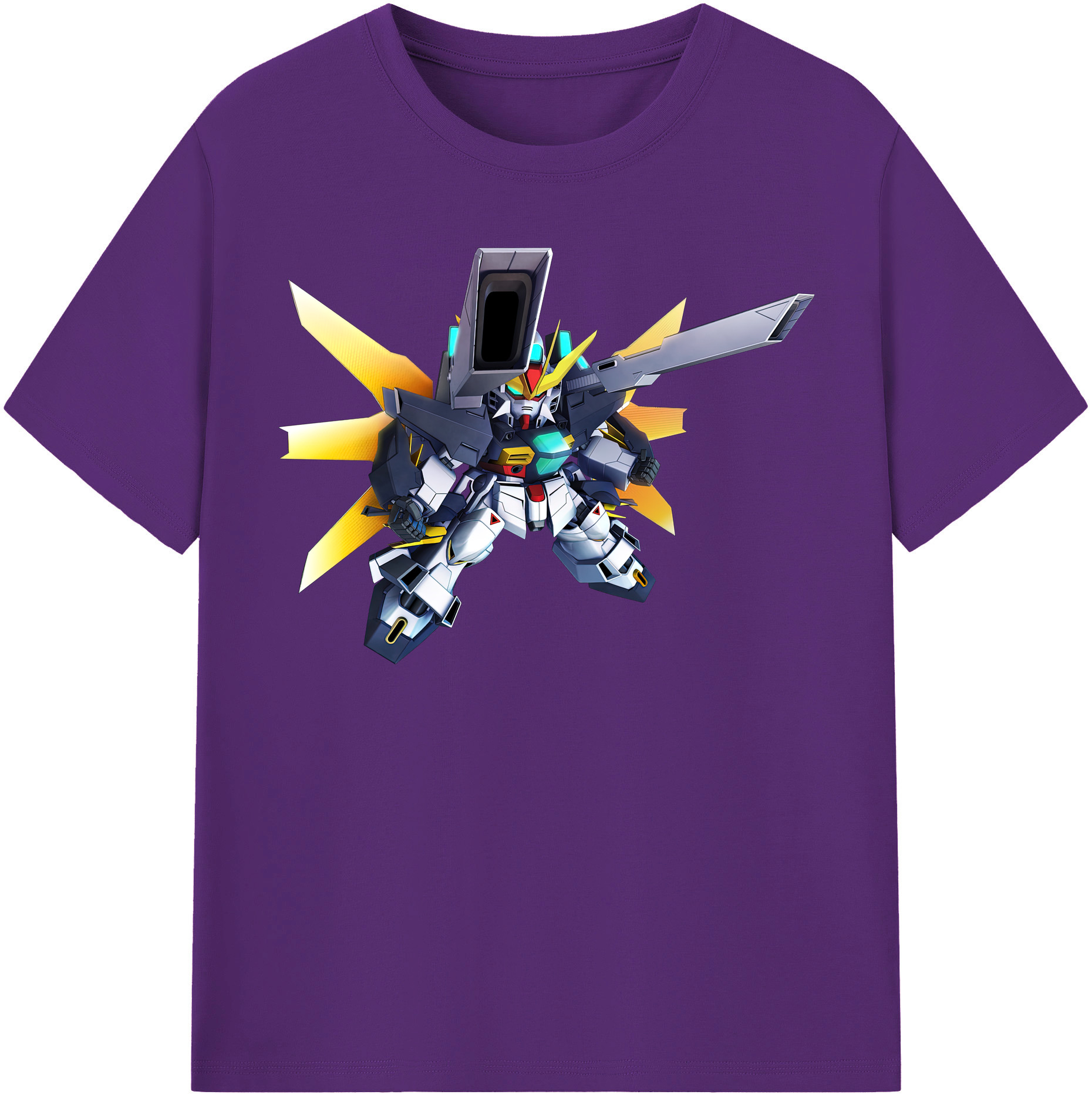 （画像用） 機動戦士ガンダム Mobile Suit Gundam 綿100％半袖Tシャツ（フロントプリント）