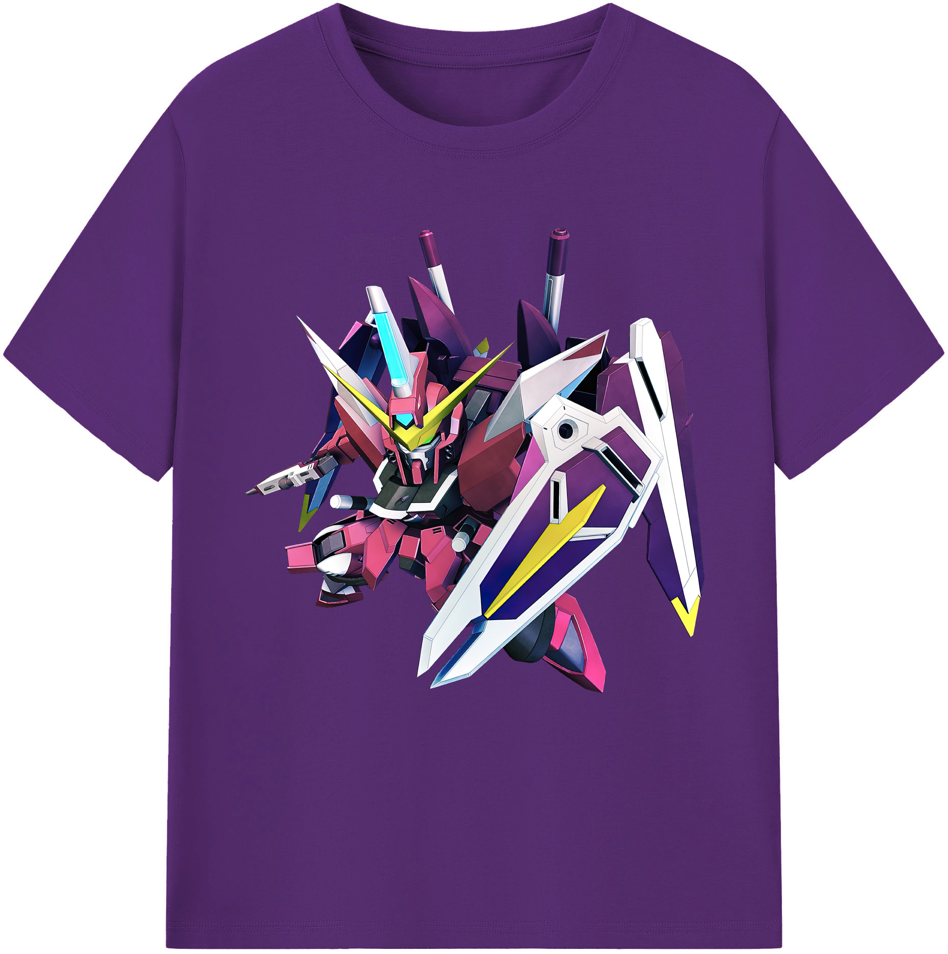 （画像用） 機動戦士ガンダム Mobile Suit Gundam 綿100％半袖Tシャツ（フロントプリント）