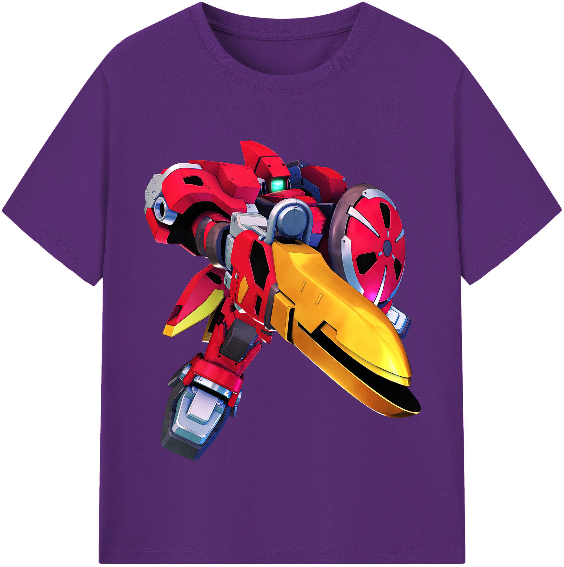 （画像用） 機動戦士ガンダム Mobile Suit Gundam 綿100％半袖Tシャツ（フロントプリント）