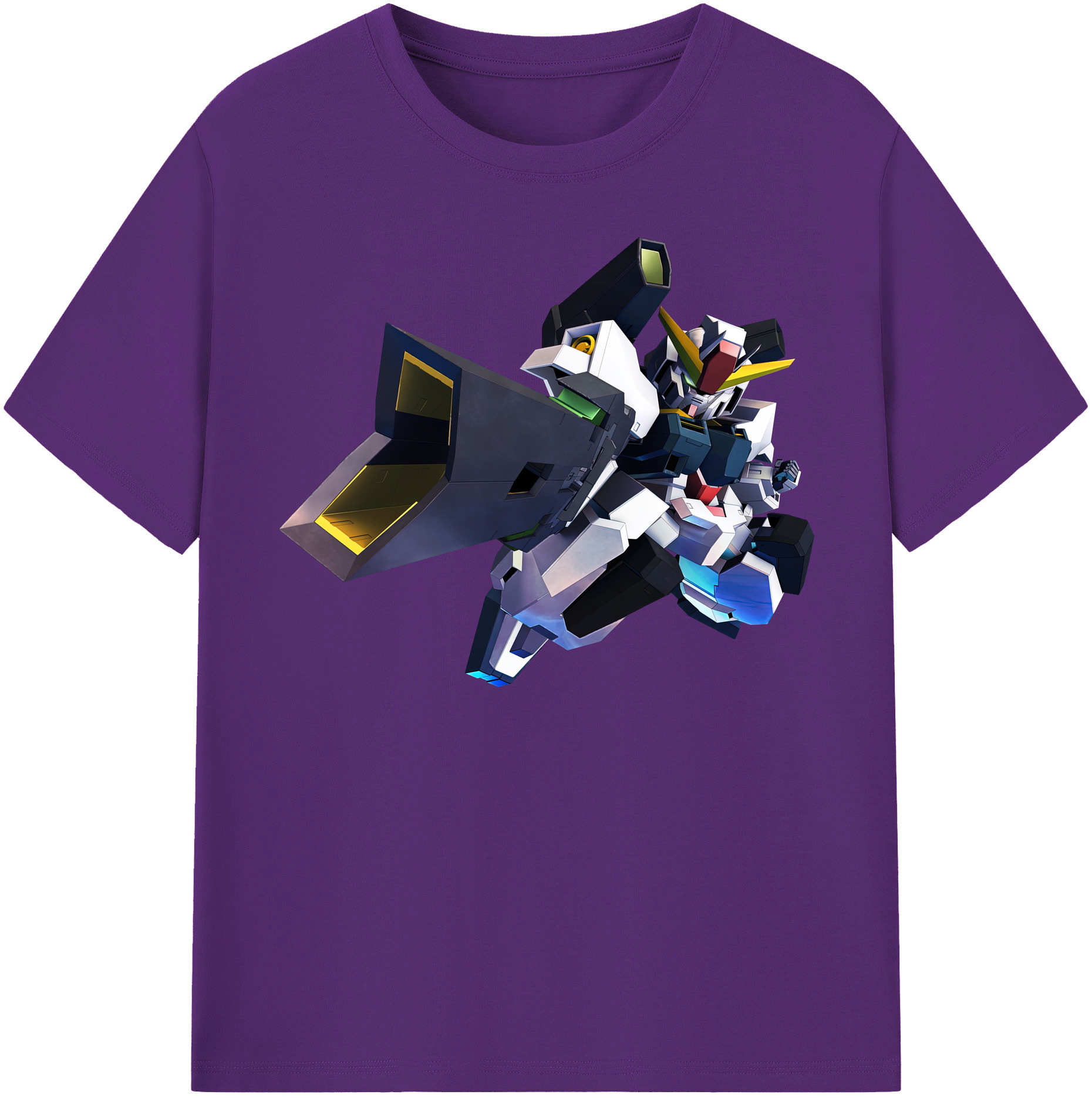 （画像用） 機動戦士ガンダム Mobile Suit Gundam 綿100％半袖Tシャツ（フロントプリント）