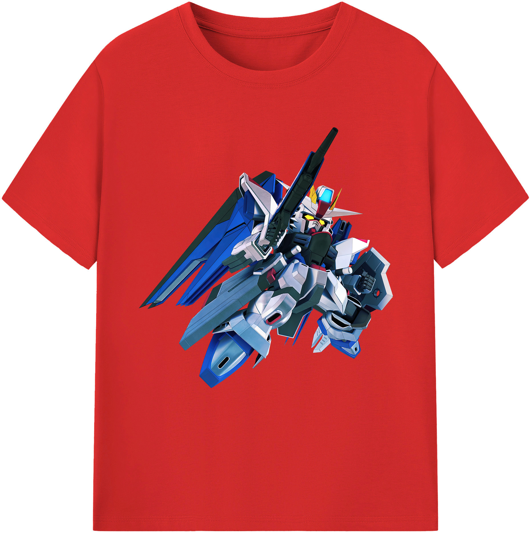 （画像用） 機動戦士ガンダム Mobile Suit Gundam 綿100％半袖Tシャツ（フロントプリント）