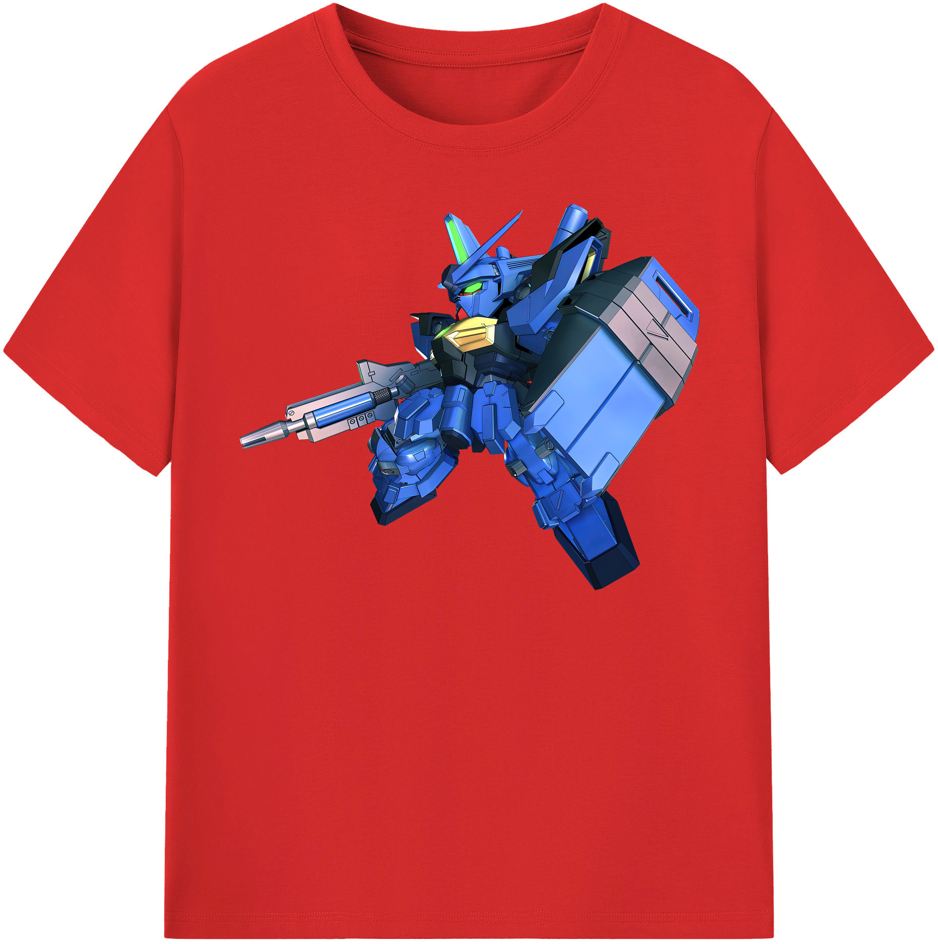 （画像用） 機動戦士ガンダム Mobile Suit Gundam 綿100％半袖Tシャツ（フロントプリント）