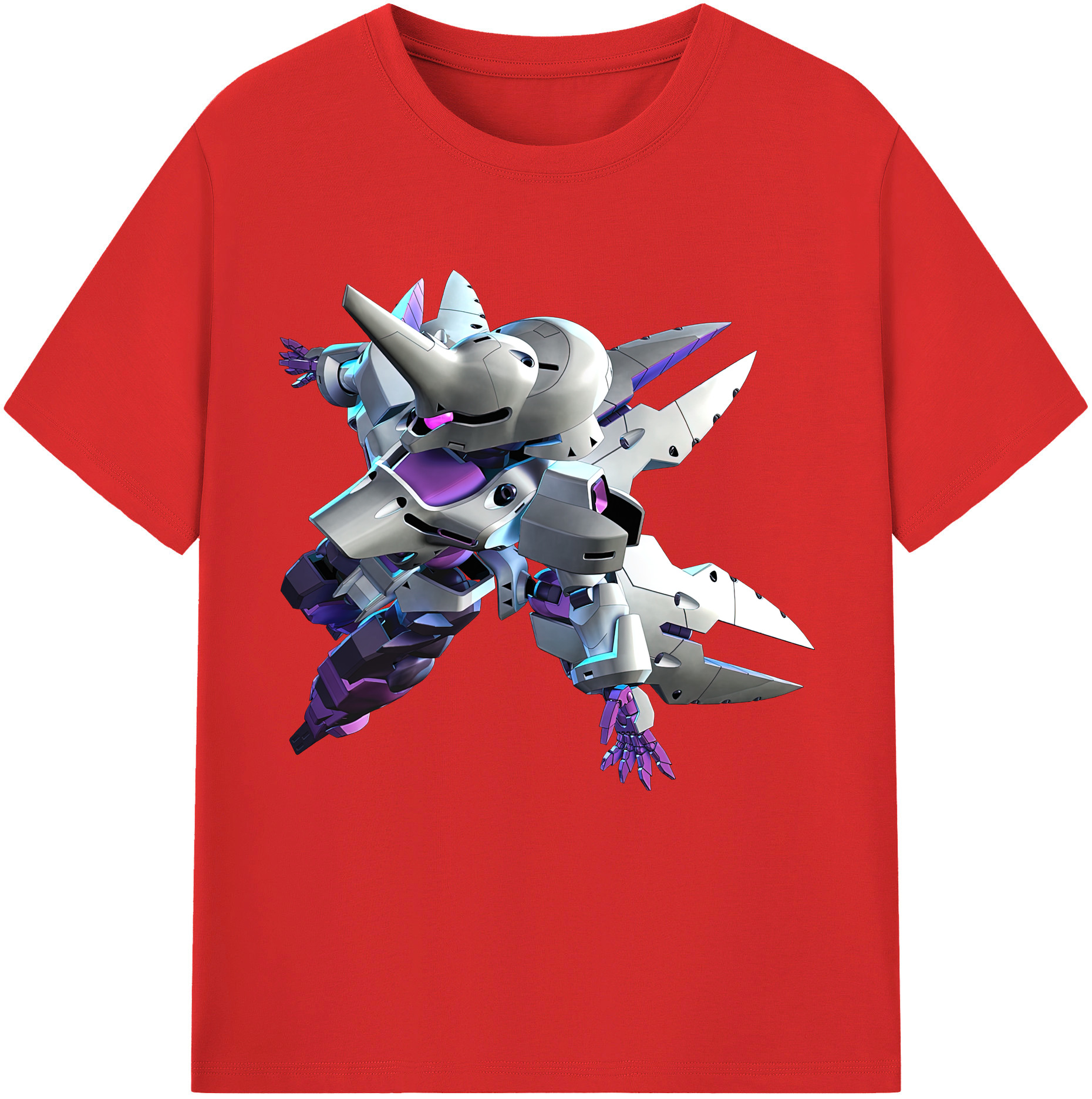 （画像用） 機動戦士ガンダム Mobile Suit Gundam 綿100％半袖Tシャツ（フロントプリント）