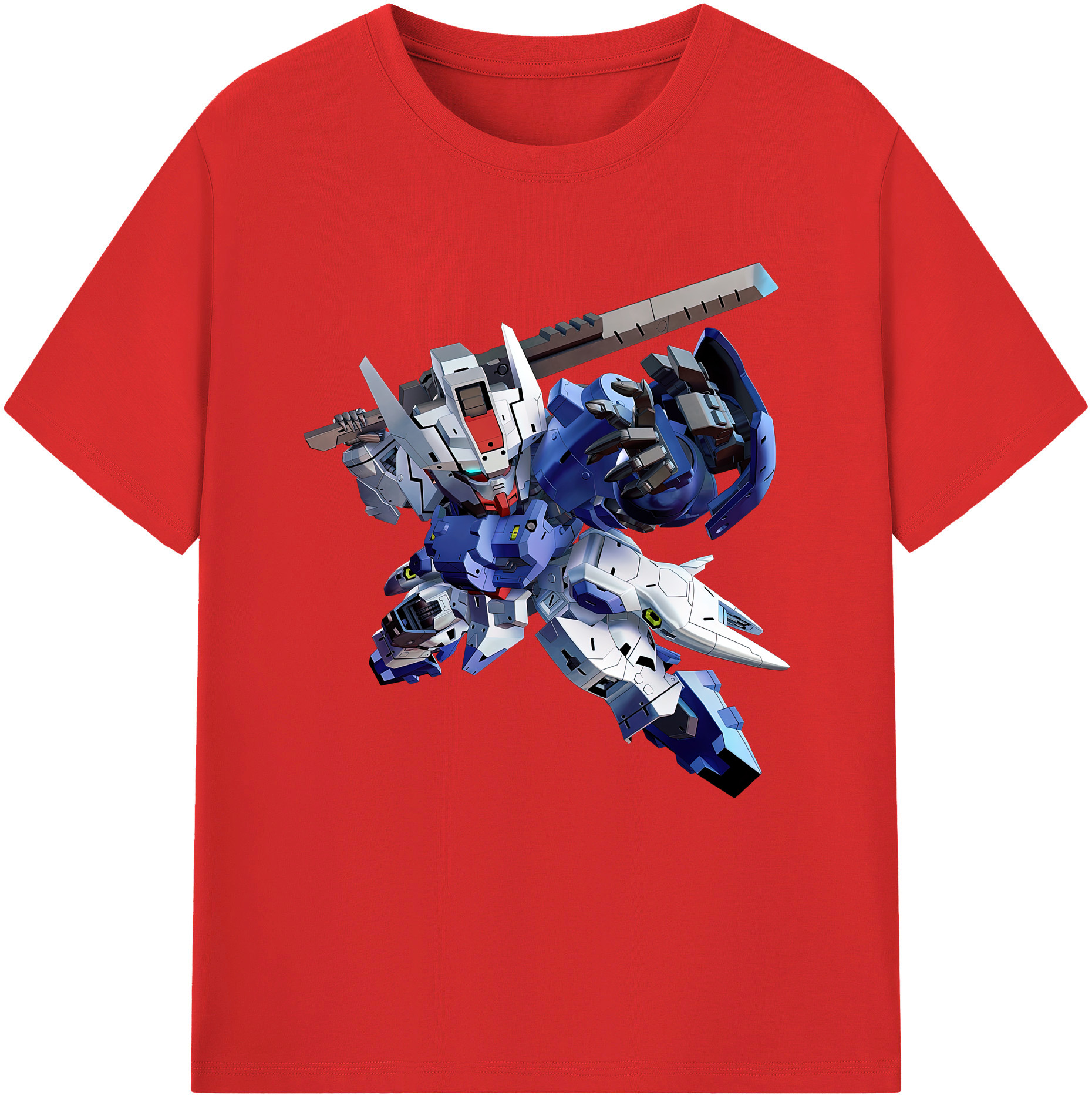 （画像用） 機動戦士ガンダム Mobile Suit Gundam 綿100％半袖Tシャツ（フロントプリント）
