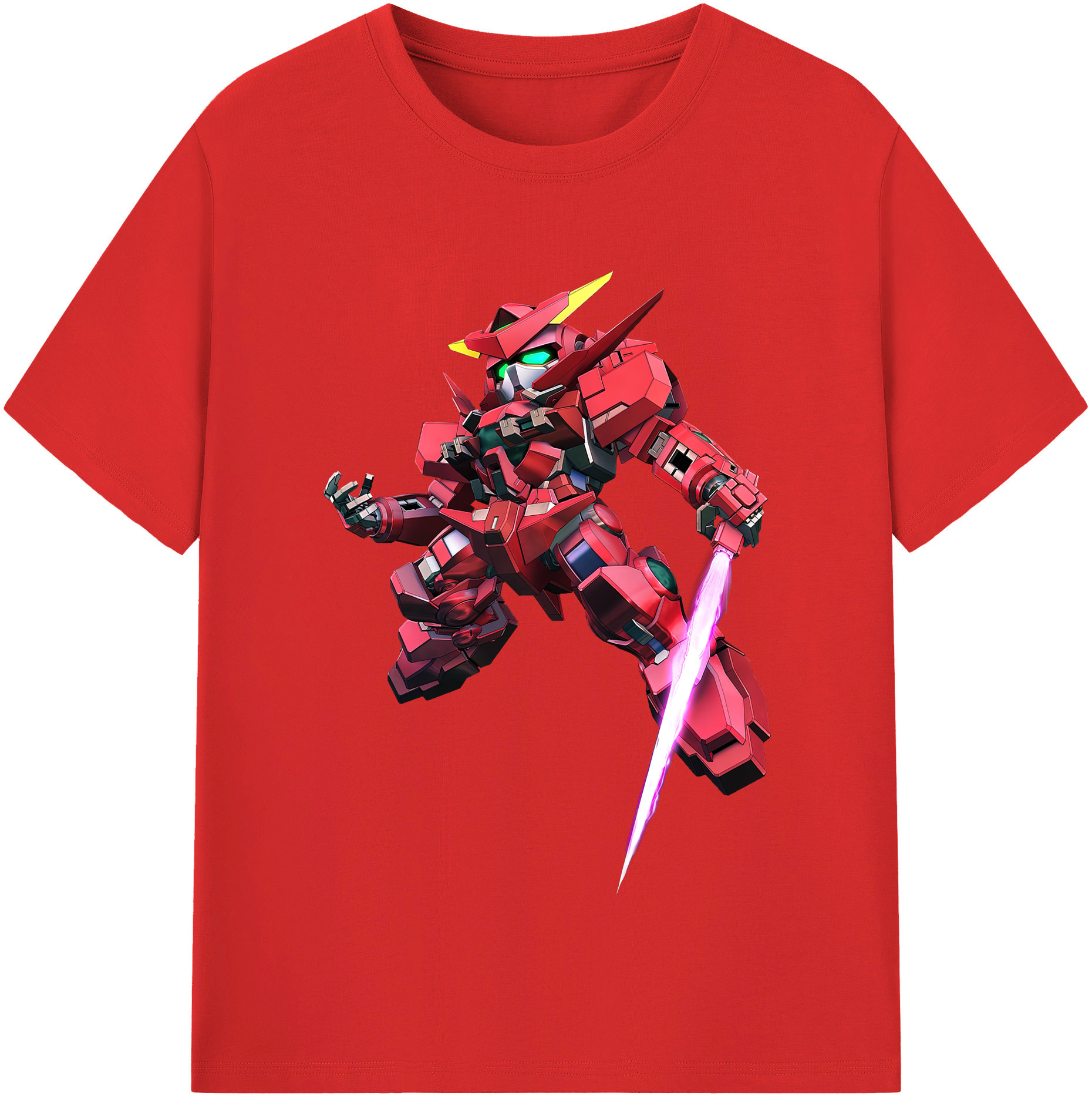 （画像用） 機動戦士ガンダム Mobile Suit Gundam 綿100％半袖Tシャツ（フロントプリント）