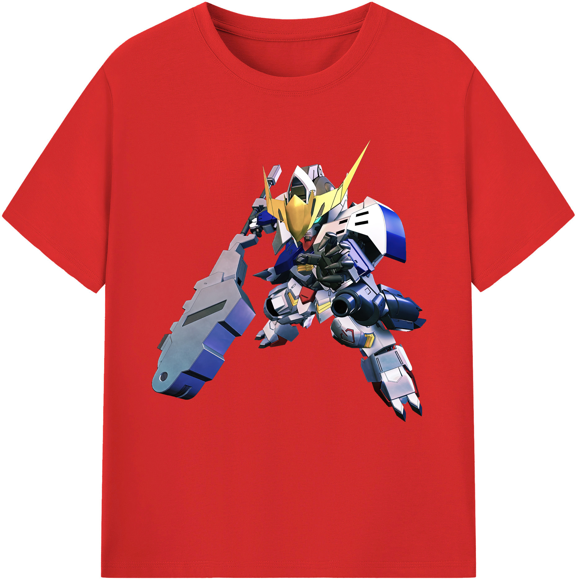 （画像用） 機動戦士ガンダム Mobile Suit Gundam 綿100％半袖Tシャツ（フロントプリント）