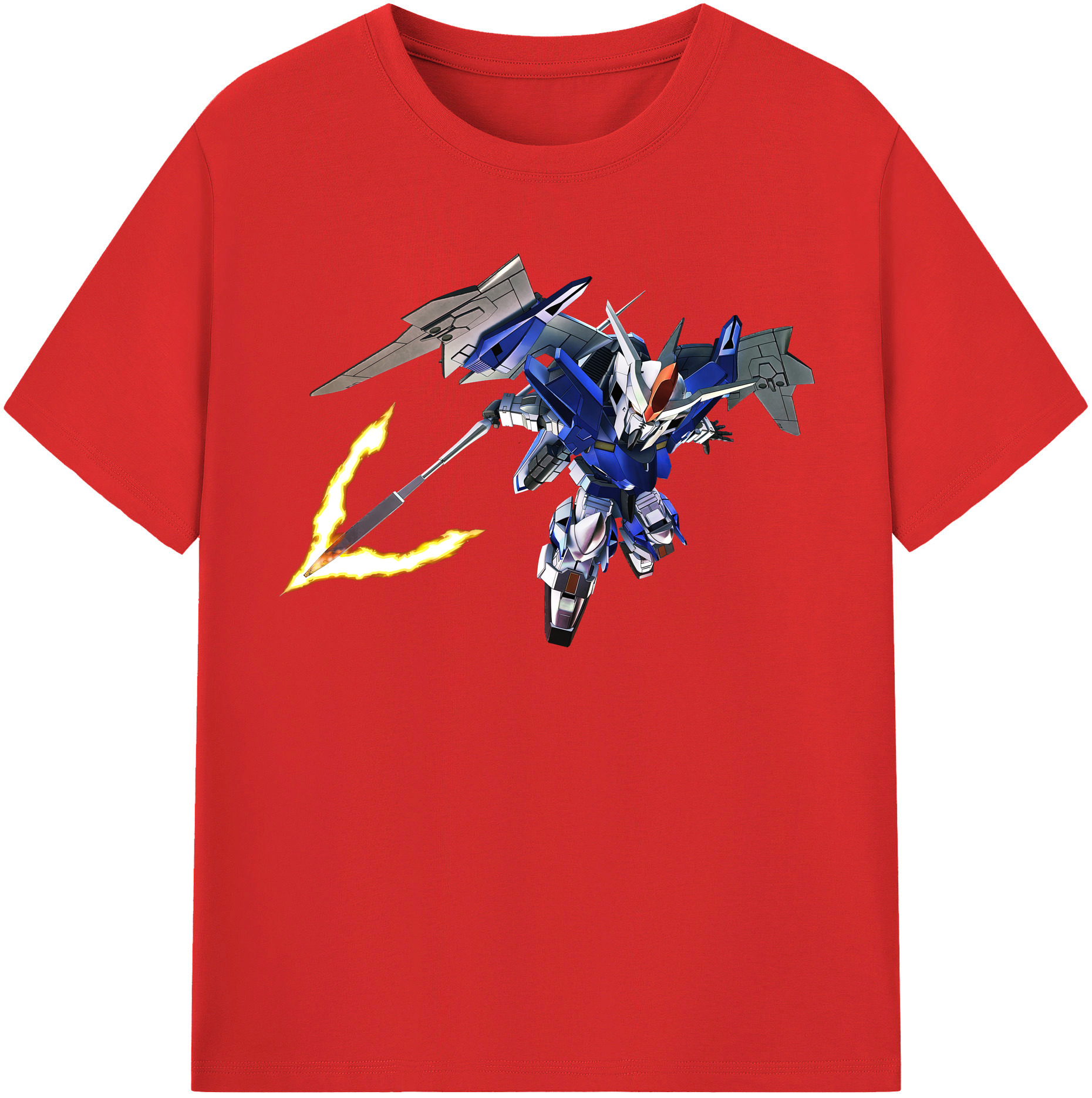 （画像用） 機動戦士ガンダム Mobile Suit Gundam 綿100％半袖Tシャツ（フロントプリント）