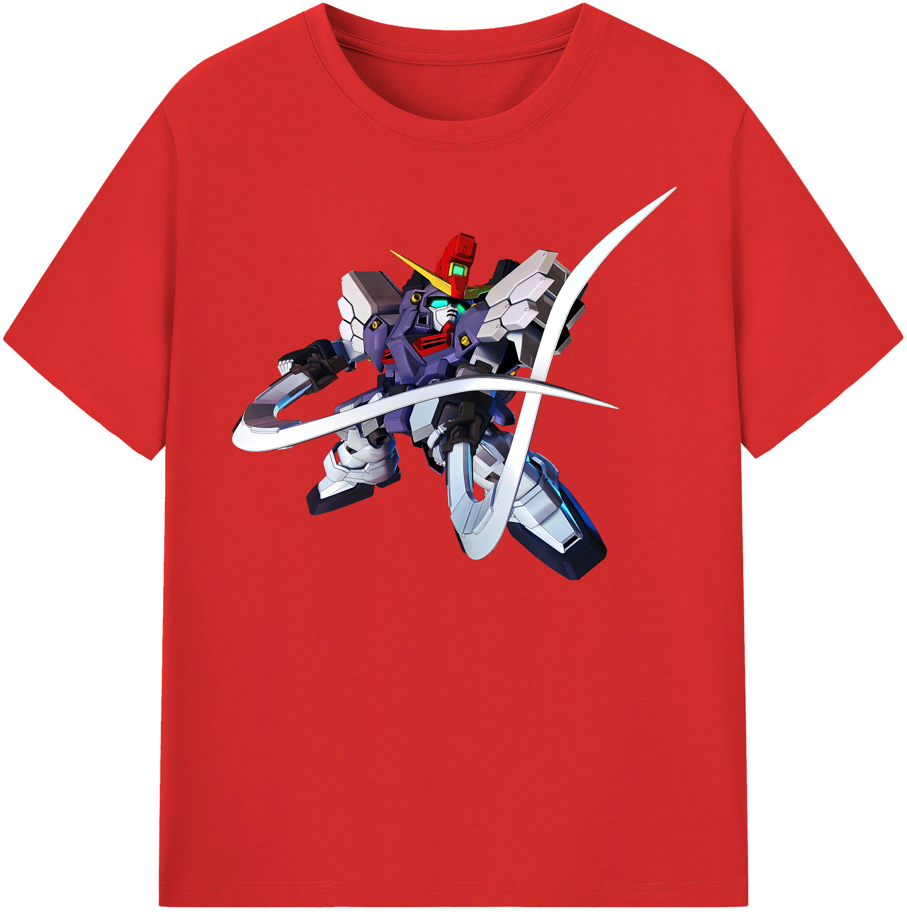 （画像用） 機動戦士ガンダム Mobile Suit Gundam 綿100％半袖Tシャツ（フロントプリント）