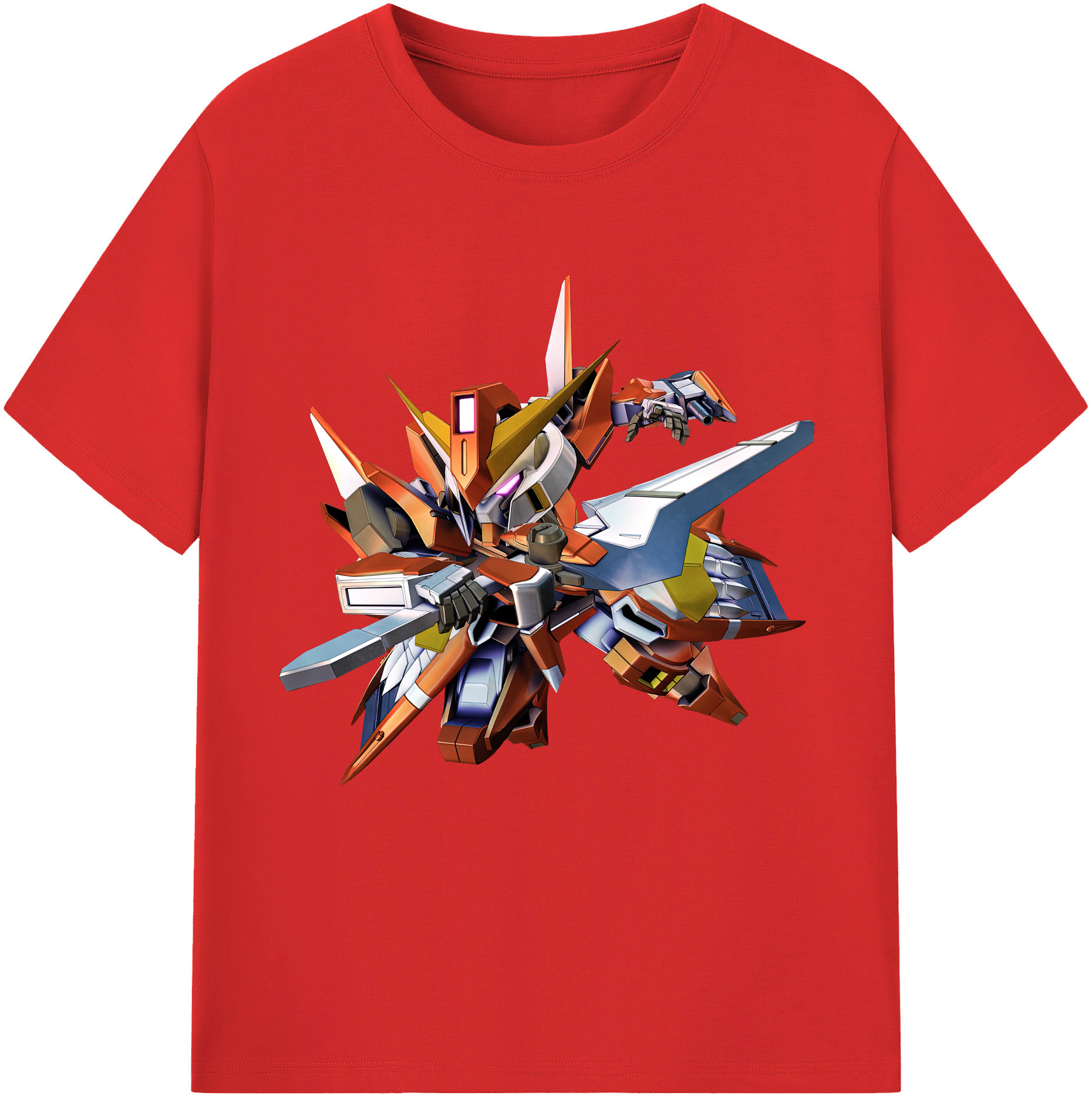 （画像用） 機動戦士ガンダム Mobile Suit Gundam 綿100％半袖Tシャツ（フロントプリント）