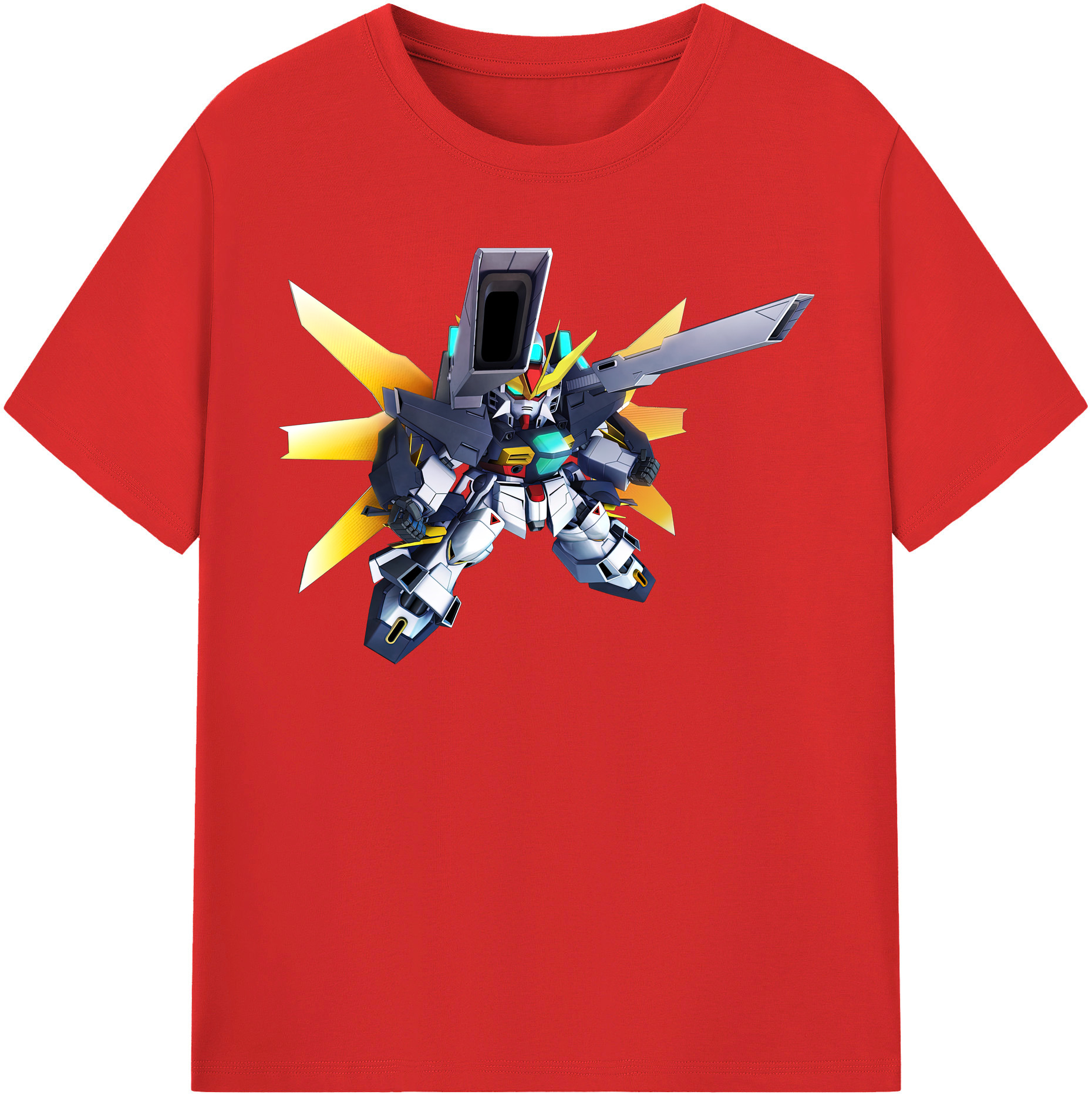 （画像用） 機動戦士ガンダム Mobile Suit Gundam 綿100％半袖Tシャツ（フロントプリント）