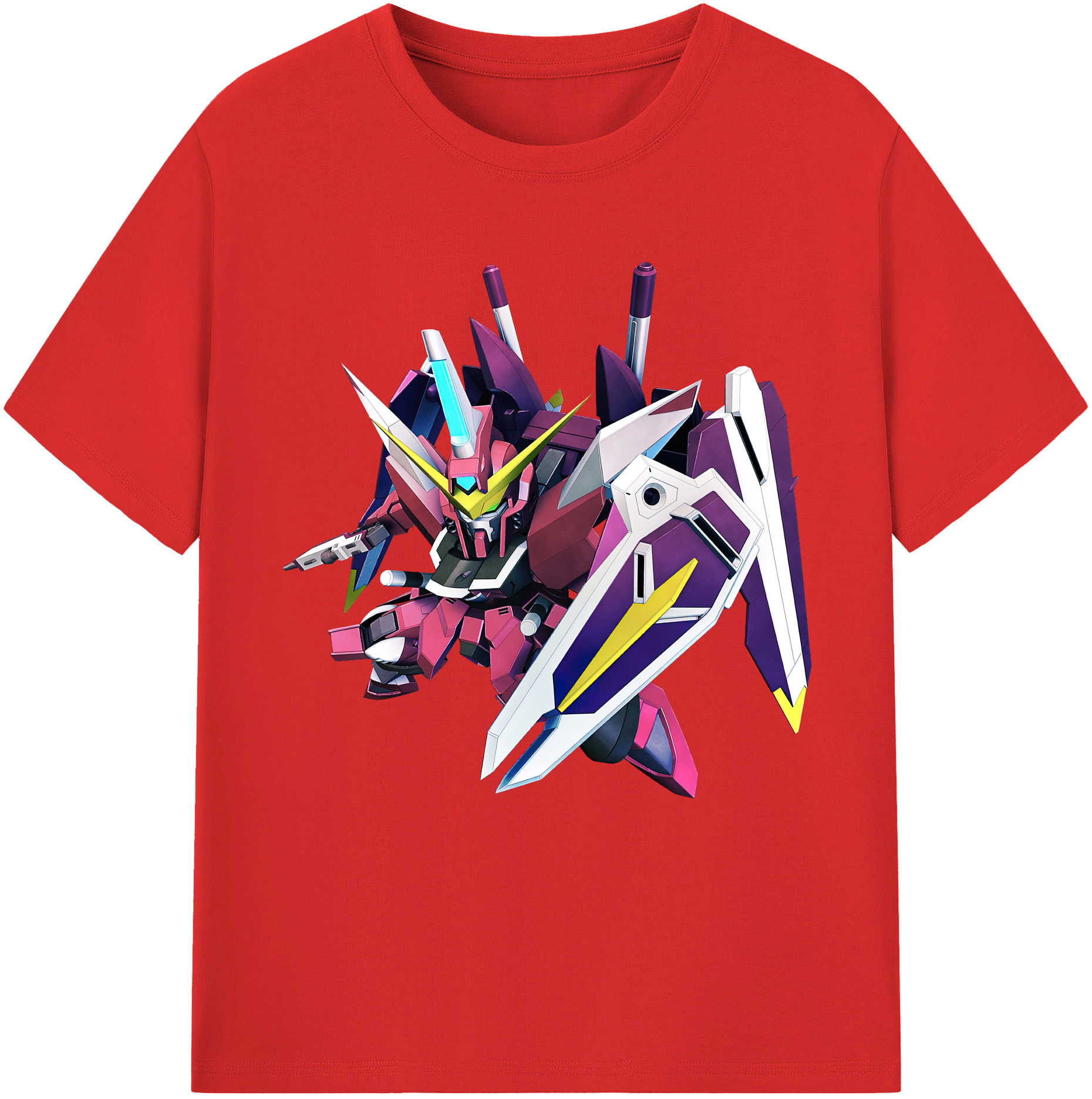 （画像用） 機動戦士ガンダム Mobile Suit Gundam 綿100％半袖Tシャツ（フロントプリント）