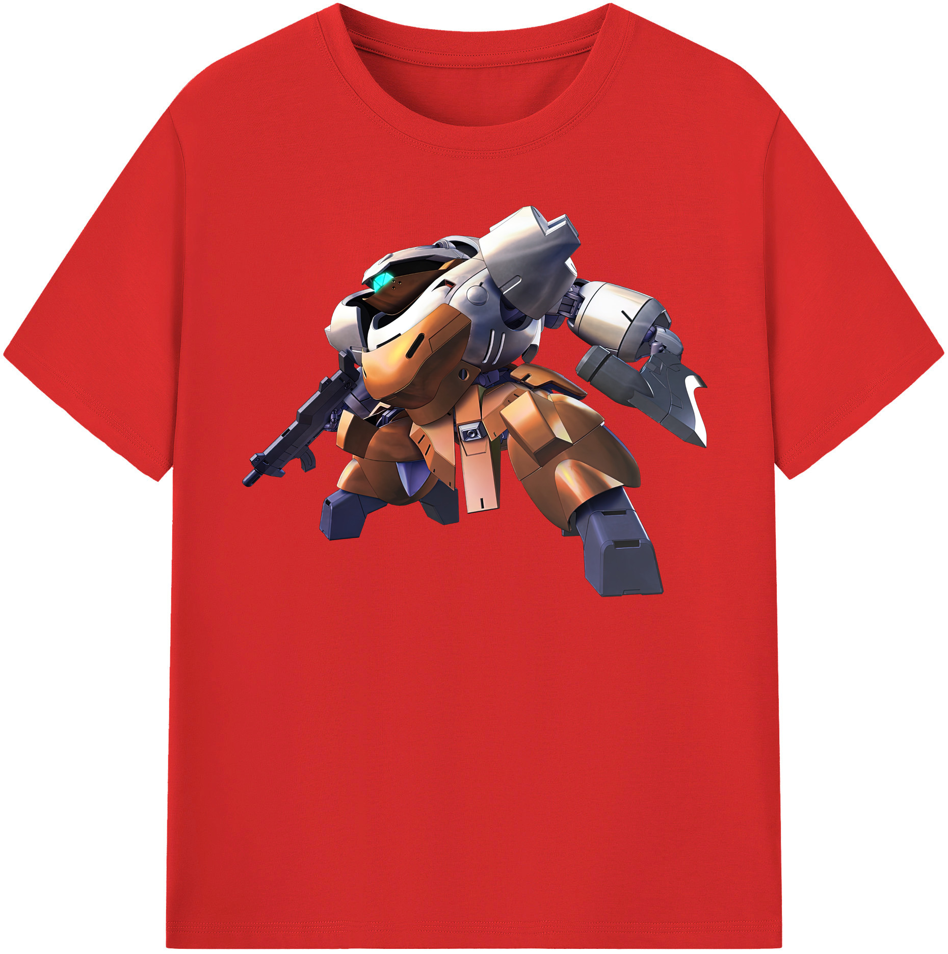 （画像用） 機動戦士ガンダム Mobile Suit Gundam 綿100％半袖Tシャツ（フロントプリント）
