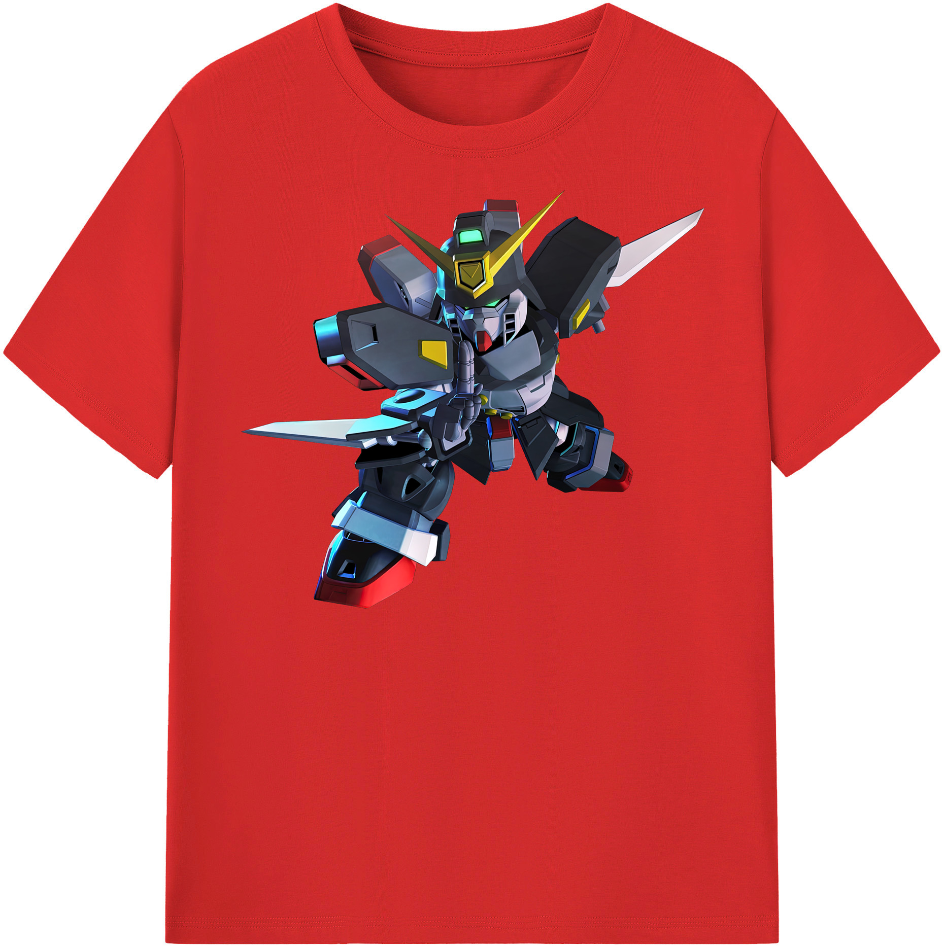 （画像用） 機動戦士ガンダム Mobile Suit Gundam 綿100％半袖Tシャツ（フロントプリント）