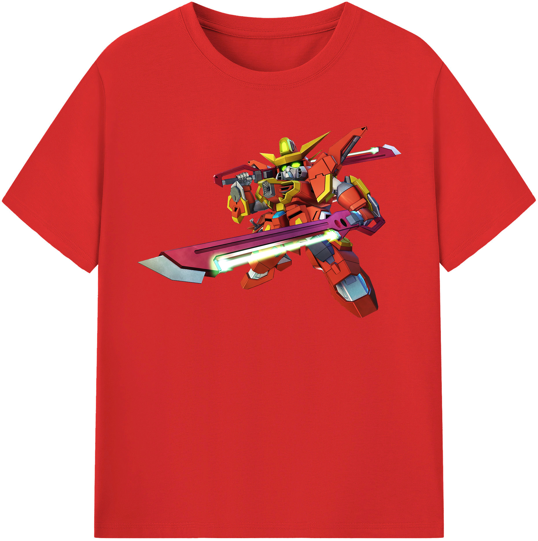 （画像用） 機動戦士ガンダム Mobile Suit Gundam 綿100％半袖Tシャツ（フロントプリント）