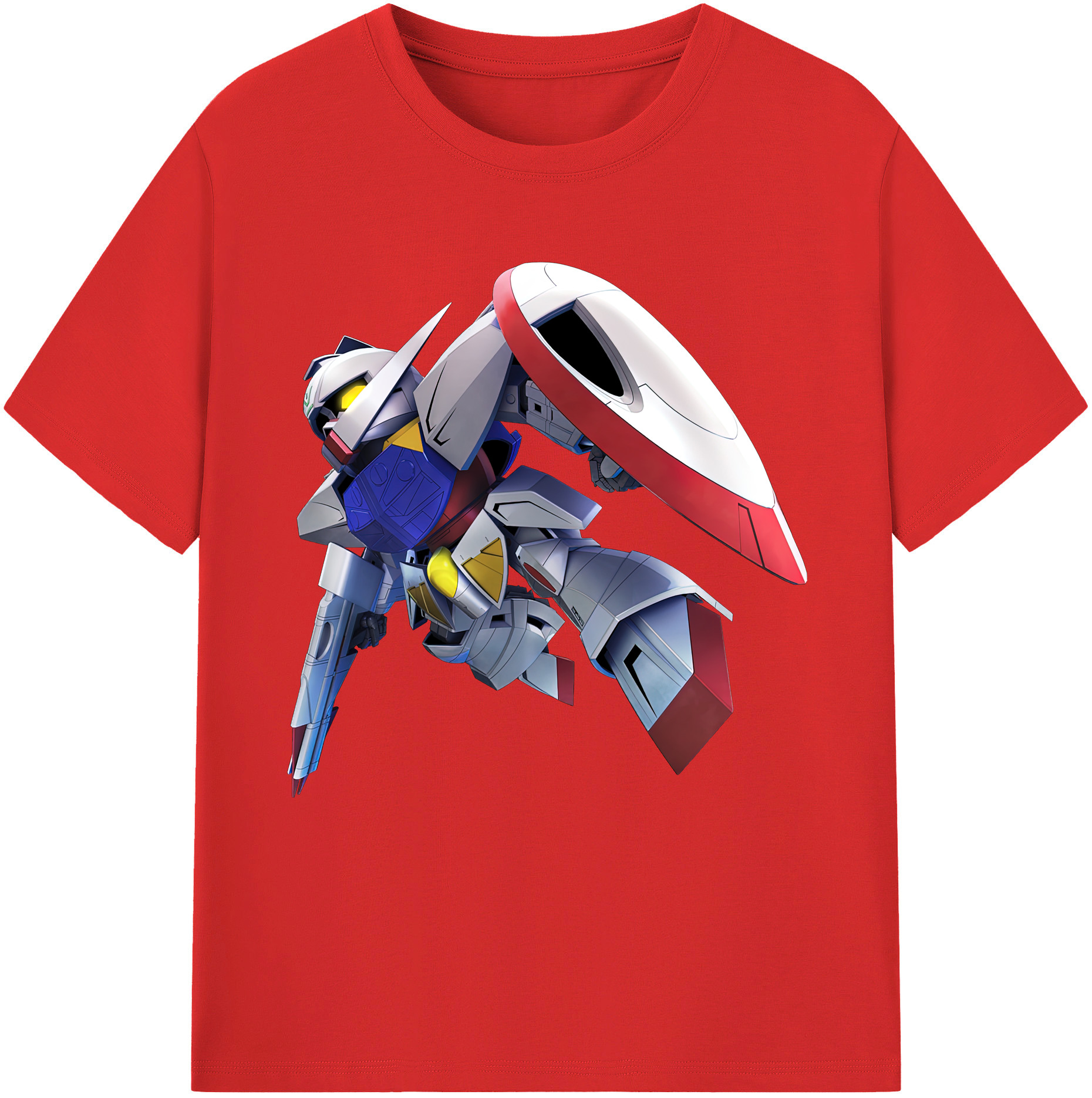 （画像用） 機動戦士ガンダム Mobile Suit Gundam 綿100％半袖Tシャツ（フロントプリント）