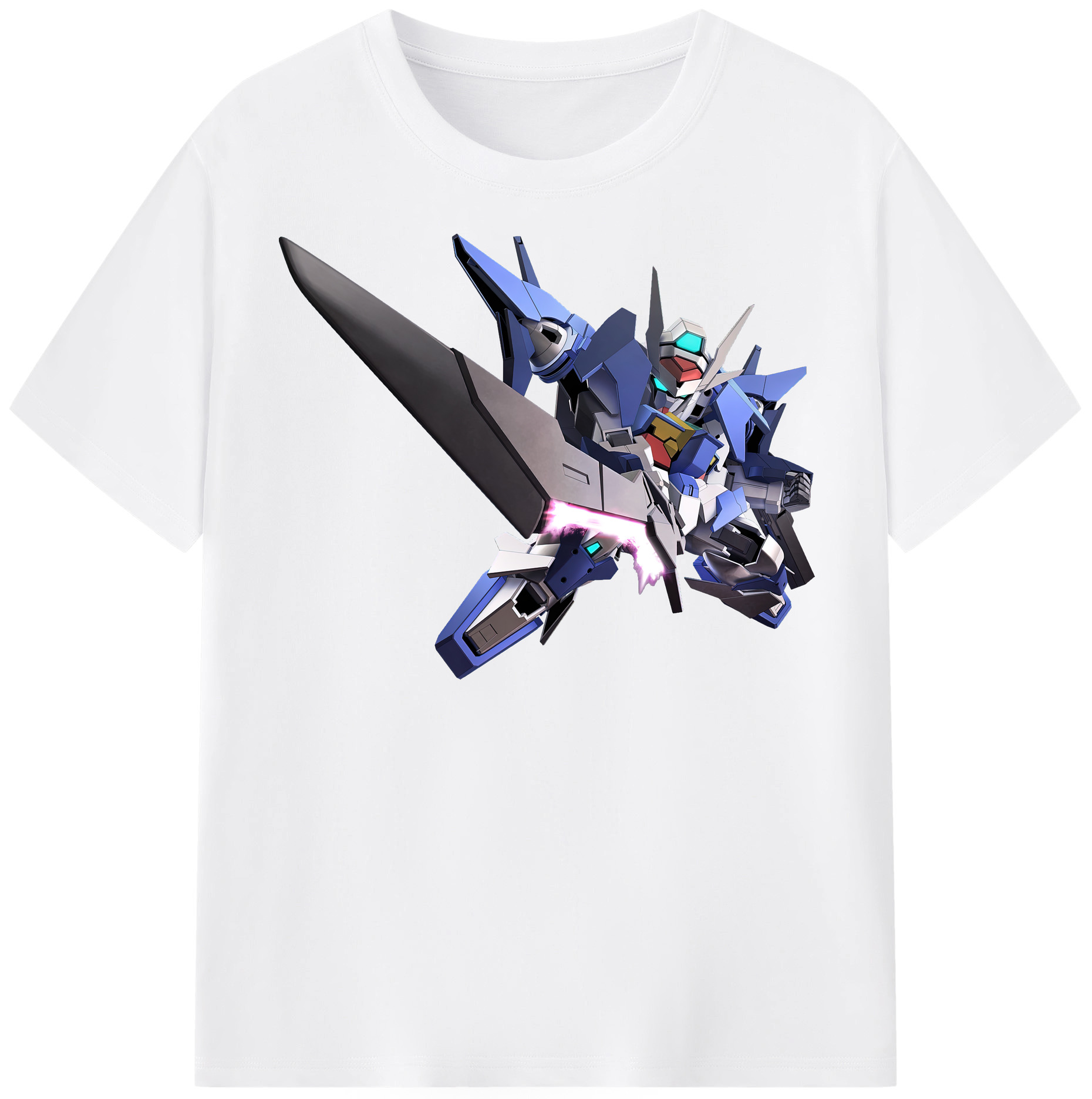 （画像用） 機動戦士ガンダム Mobile Suit Gundam 綿100％半袖Tシャツ（フロントプリント）