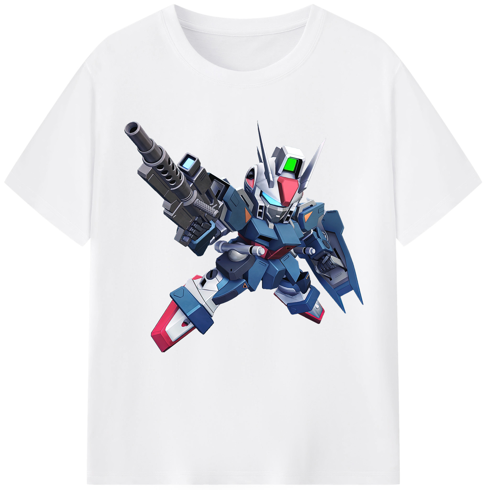 （画像用） 機動戦士ガンダム Mobile Suit Gundam 綿100％半袖Tシャツ（フロントプリント）