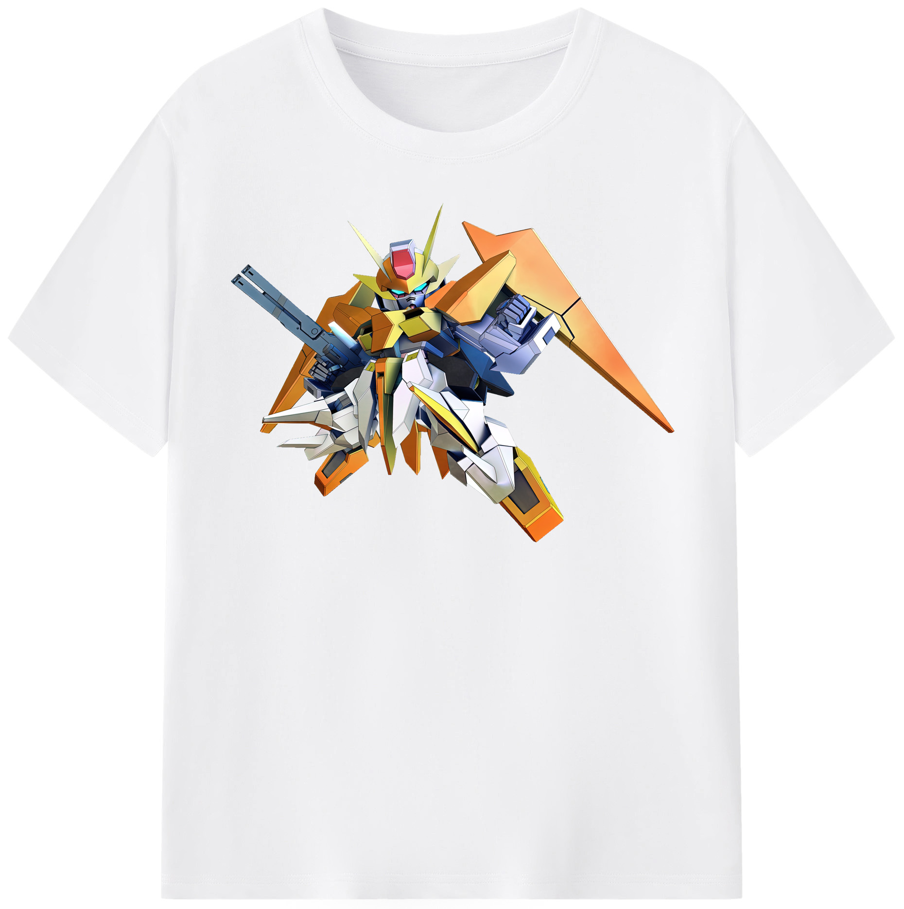 （画像用） 機動戦士ガンダム Mobile Suit Gundam 綿100％半袖Tシャツ（フロントプリント）