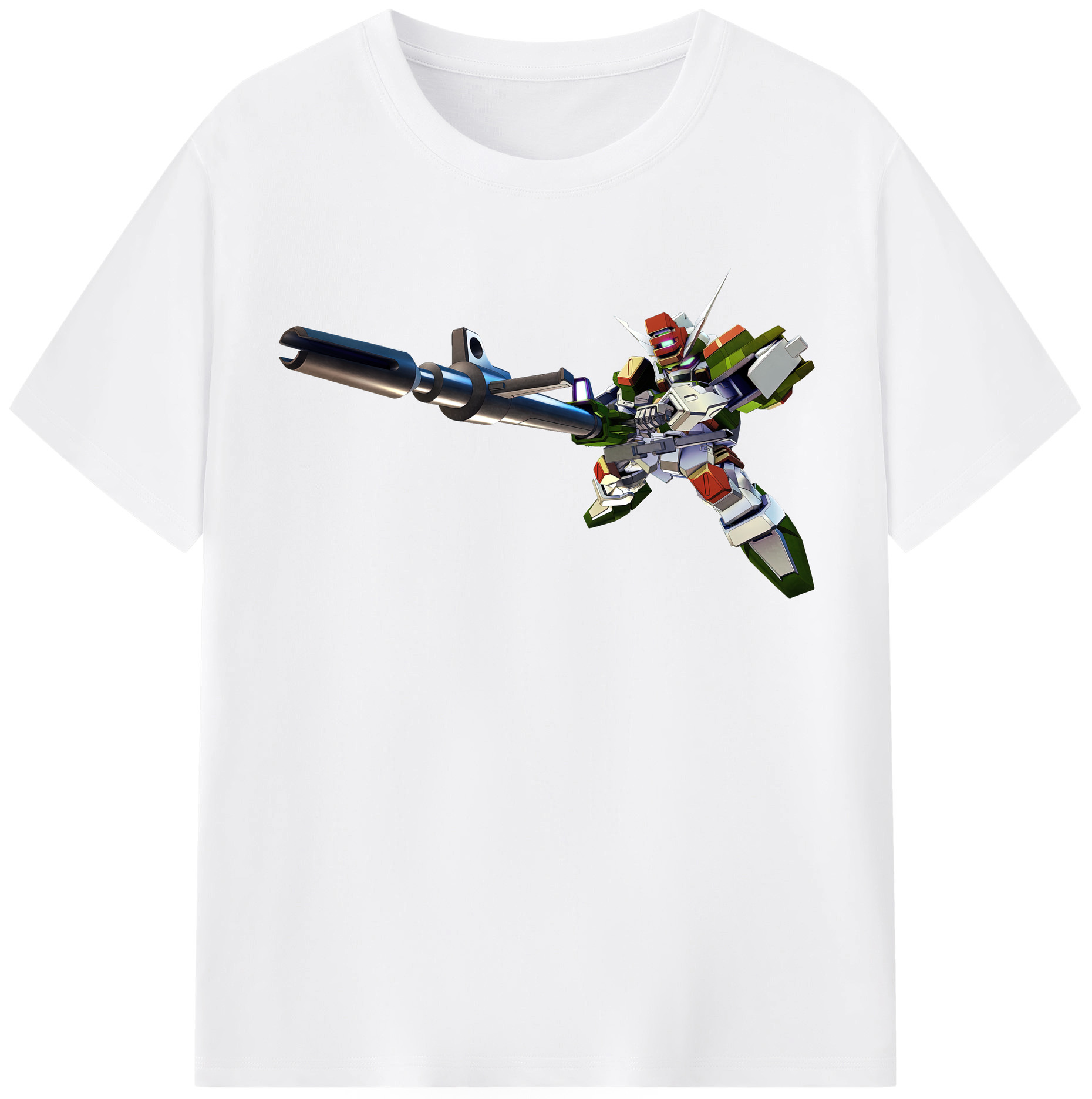 （画像用） 機動戦士ガンダム Mobile Suit Gundam 綿100％半袖Tシャツ（フロントプリント）