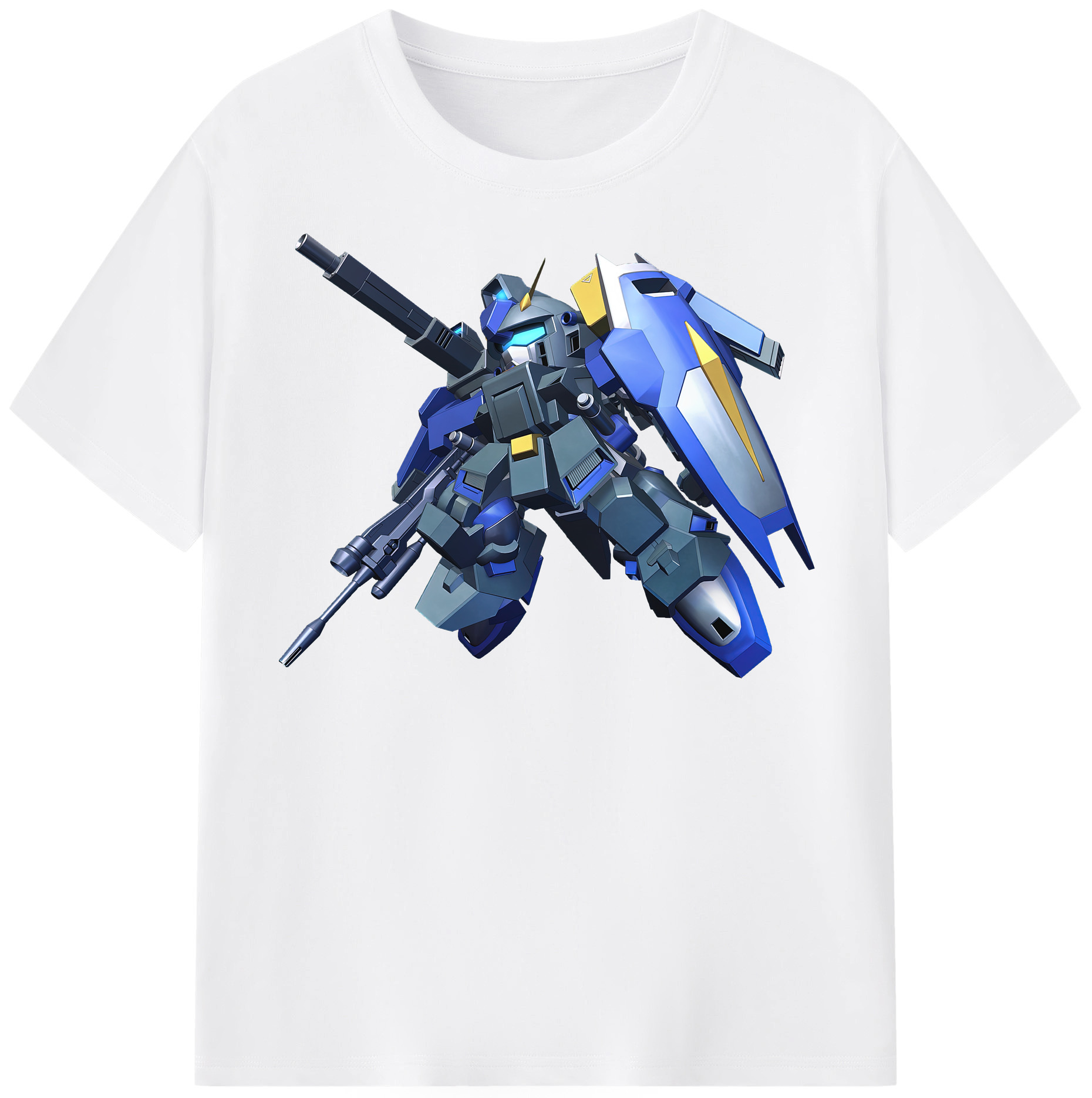 （画像用） 機動戦士ガンダム Mobile Suit Gundam 綿100％半袖Tシャツ（フロントプリント）