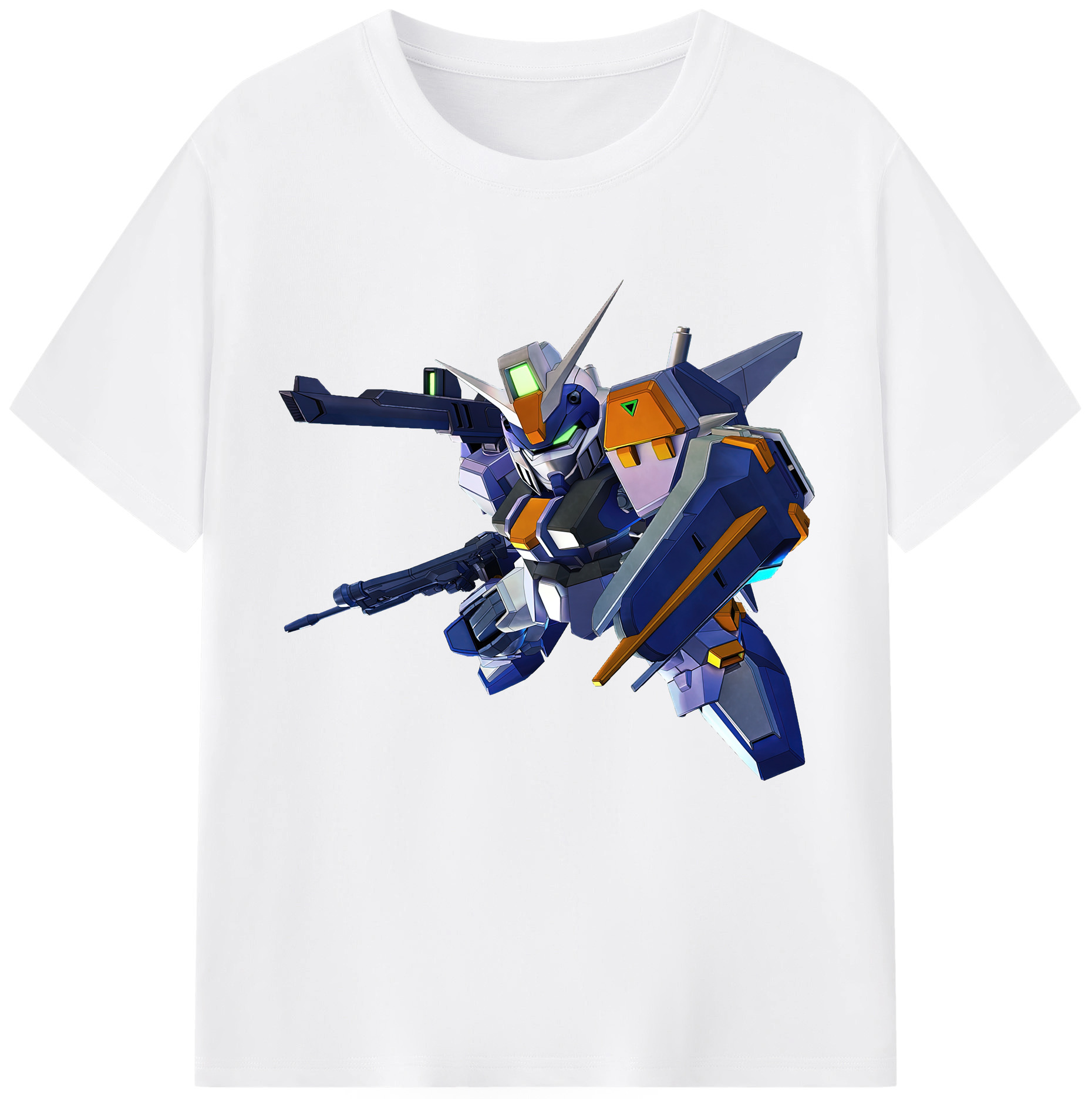 （画像用） 機動戦士ガンダム Mobile Suit Gundam 綿100％半袖Tシャツ（フロントプリント）