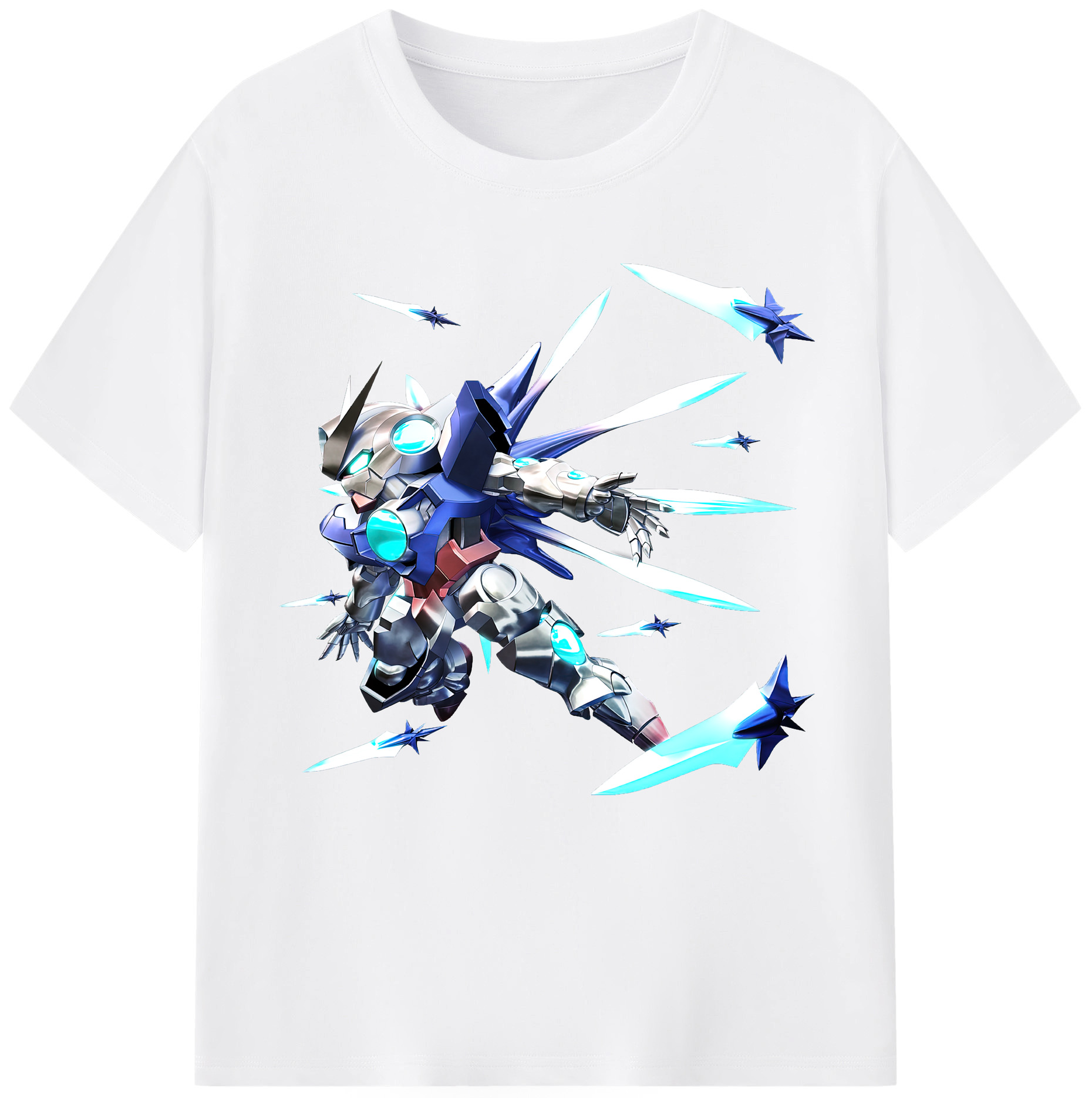 （画像用） 機動戦士ガンダム Mobile Suit Gundam 綿100％半袖Tシャツ（フロントプリント）