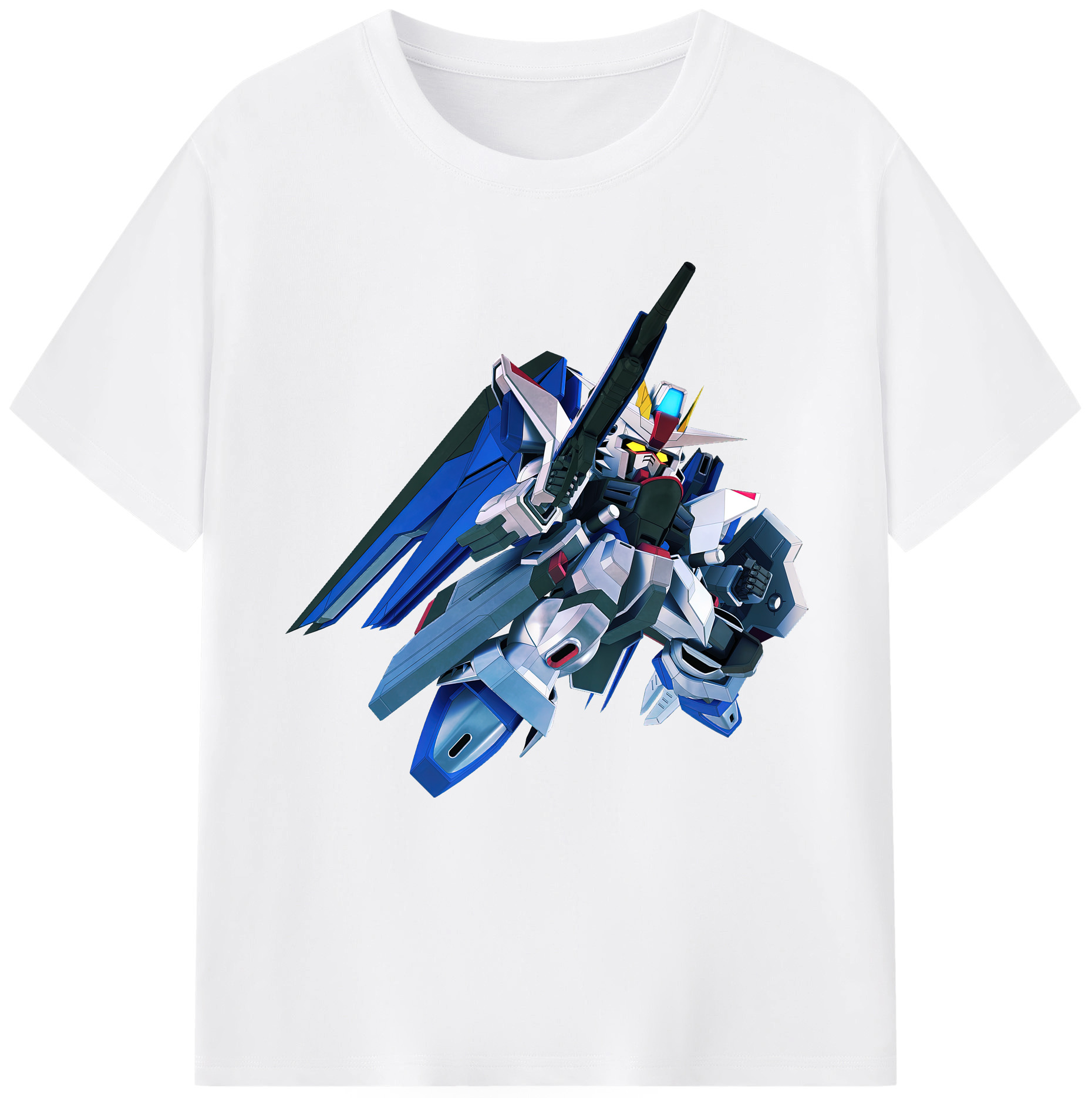 （画像用） 機動戦士ガンダム Mobile Suit Gundam 綿100％半袖Tシャツ（フロントプリント）