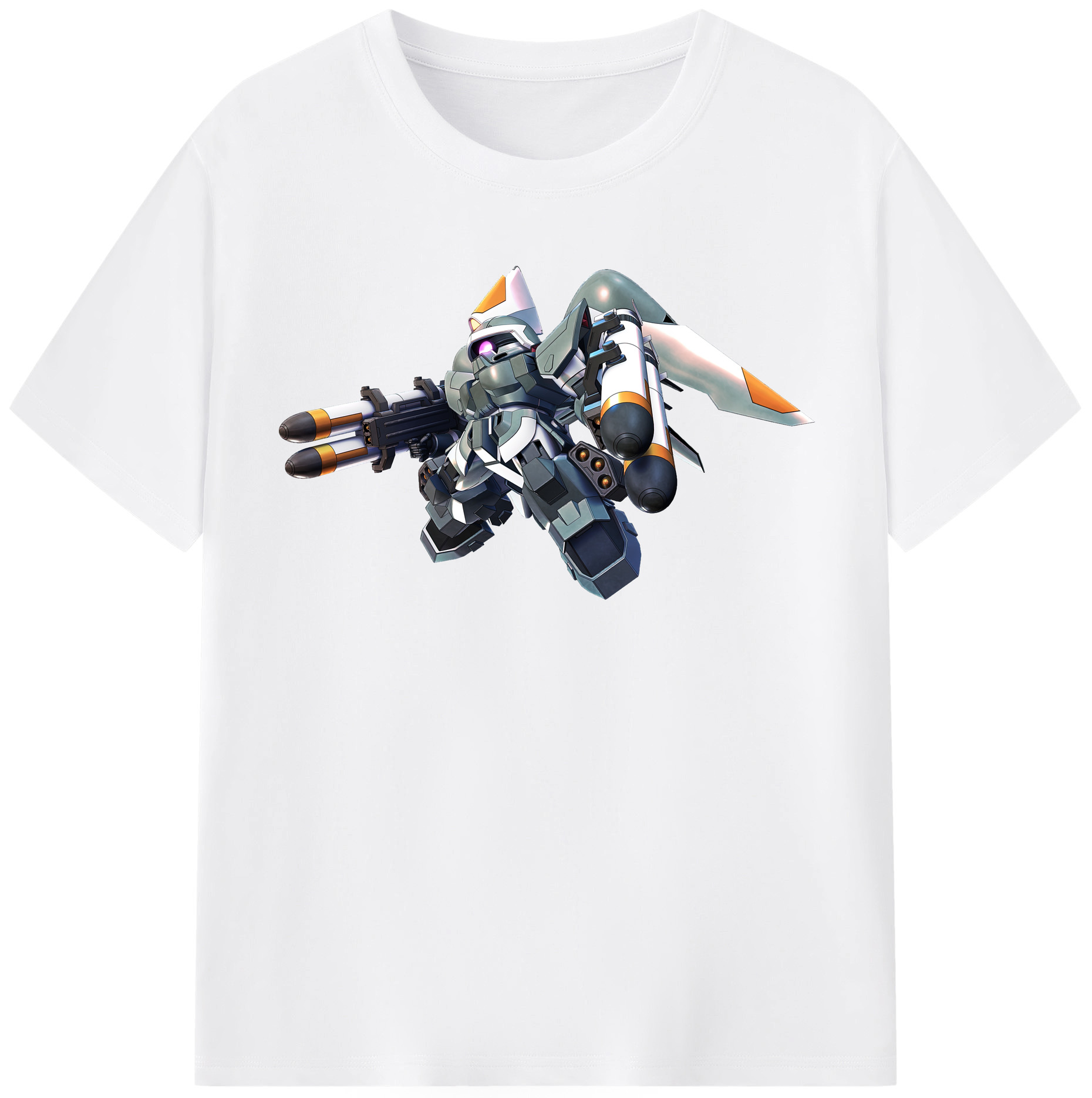 （画像用） 機動戦士ガンダム Mobile Suit Gundam 綿100％半袖Tシャツ（フロントプリント）