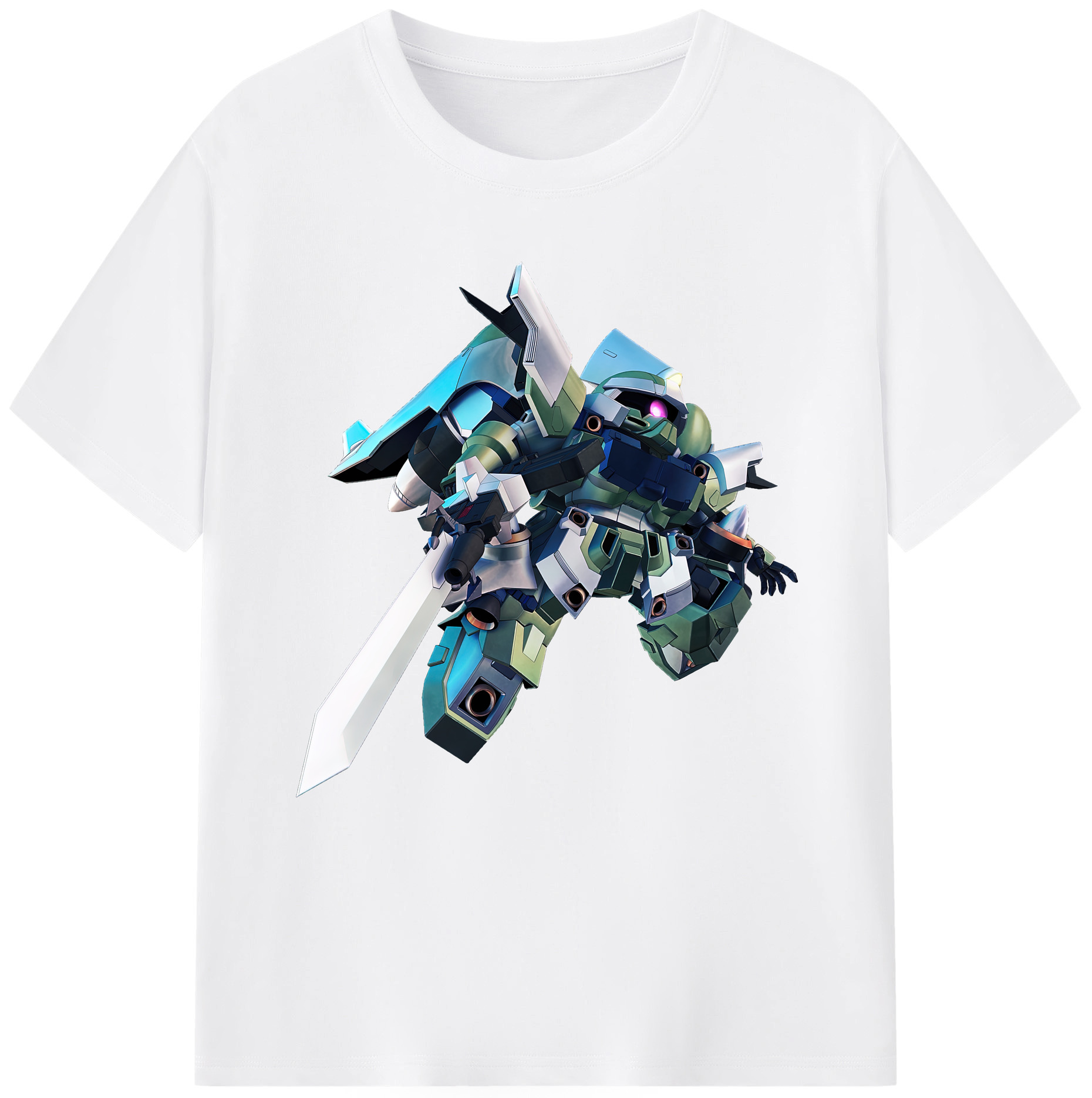 （画像用） 機動戦士ガンダム Mobile Suit Gundam 綿100％半袖Tシャツ（フロントプリント）