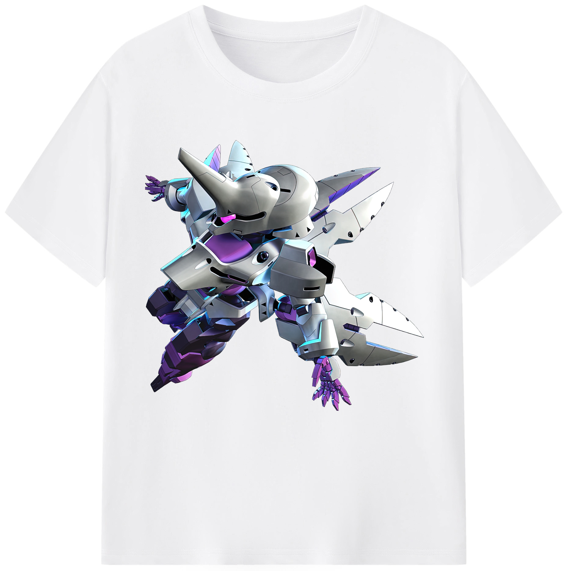 （画像用） 機動戦士ガンダム Mobile Suit Gundam 綿100％半袖Tシャツ（フロントプリント）
