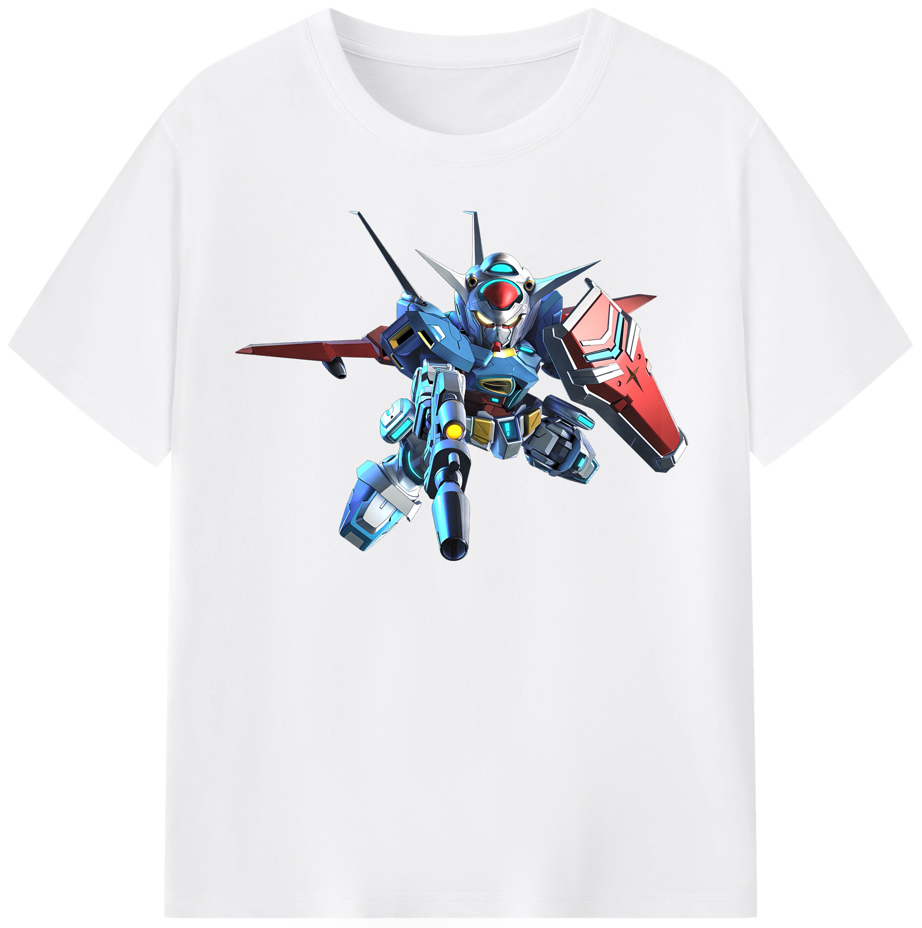 （画像用） 機動戦士ガンダム Mobile Suit Gundam 綿100％半袖Tシャツ（フロントプリント）