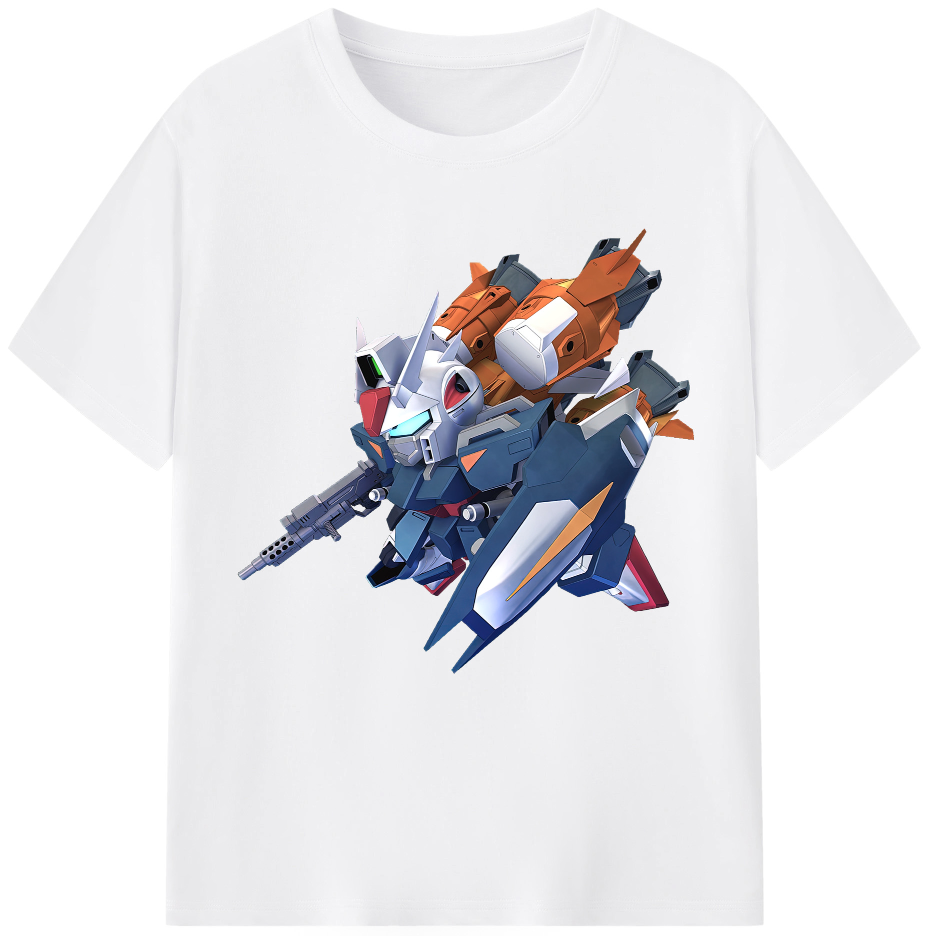 （画像用） 機動戦士ガンダム Mobile Suit Gundam 綿100％半袖Tシャツ（フロントプリント）