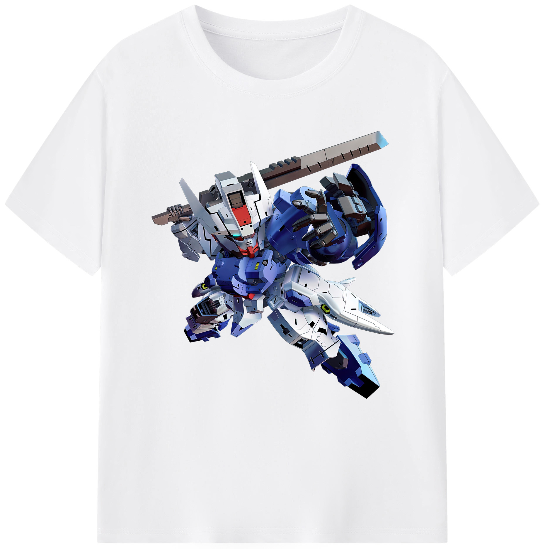 （画像用） 機動戦士ガンダム Mobile Suit Gundam 綿100％半袖Tシャツ（フロントプリント）