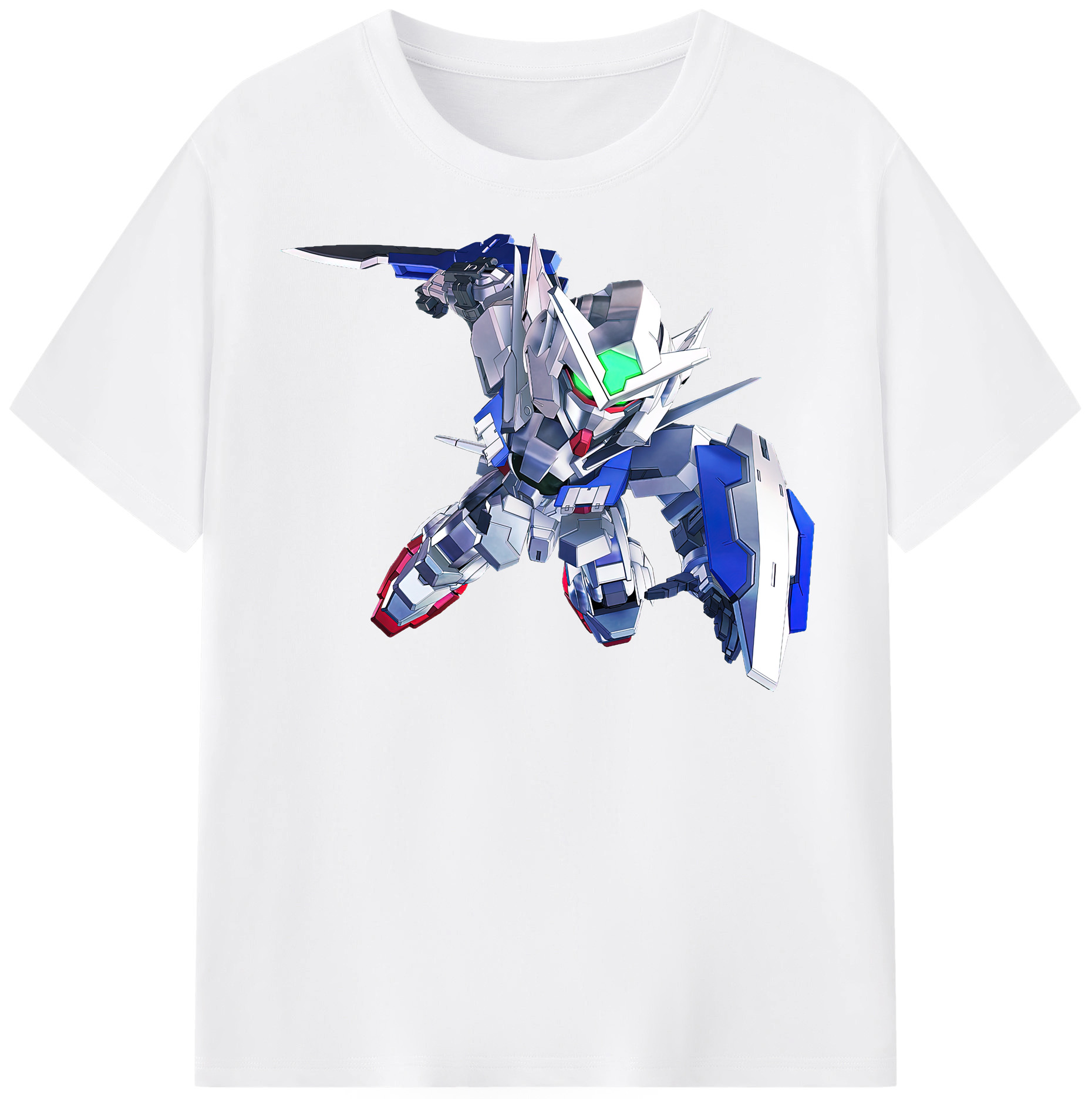 （画像用） 機動戦士ガンダム Mobile Suit Gundam 綿100％半袖Tシャツ（フロントプリント）