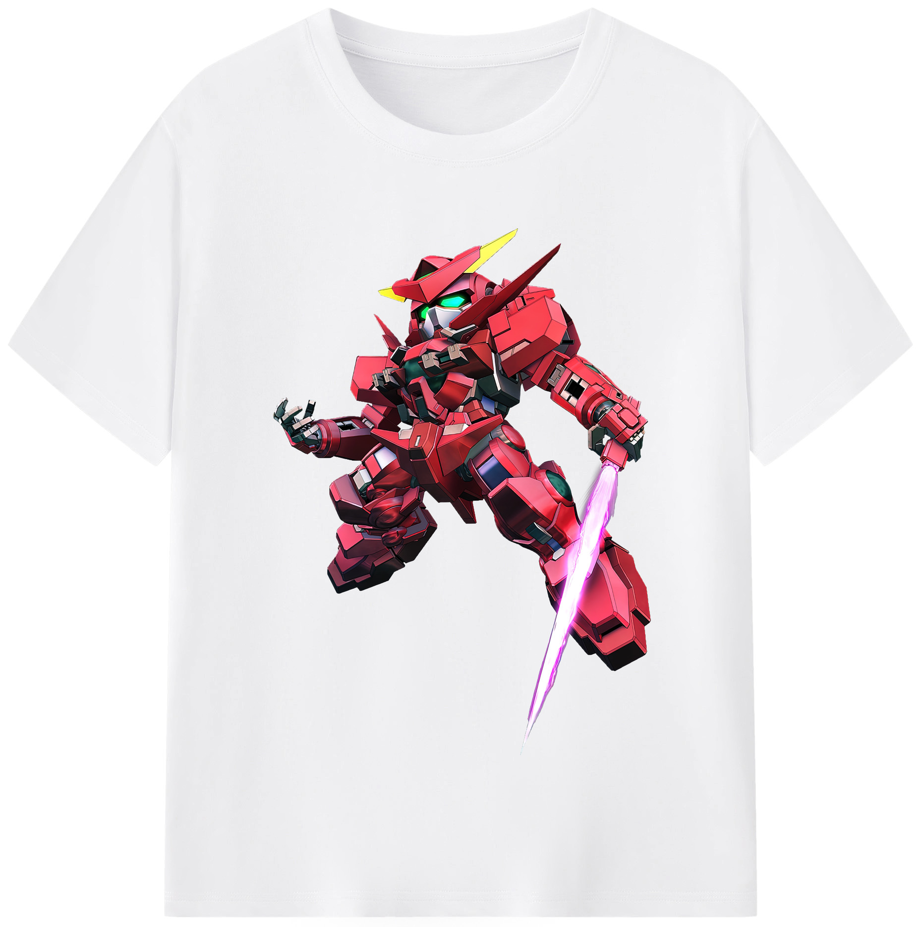 （画像用） 機動戦士ガンダム Mobile Suit Gundam 綿100％半袖Tシャツ（フロントプリント）