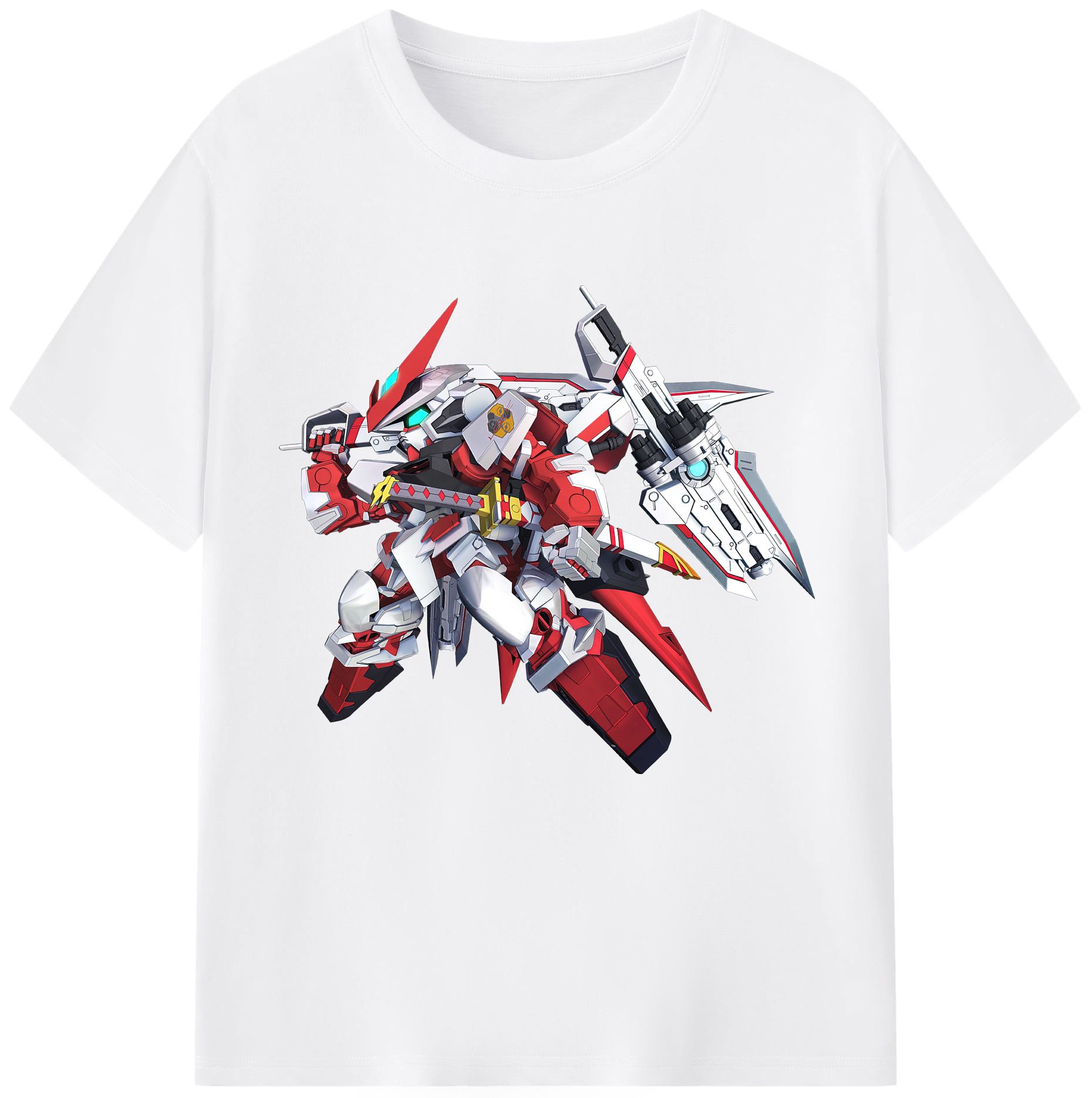 （画像用） 機動戦士ガンダム Mobile Suit Gundam 綿100％半袖Tシャツ（フロントプリント）