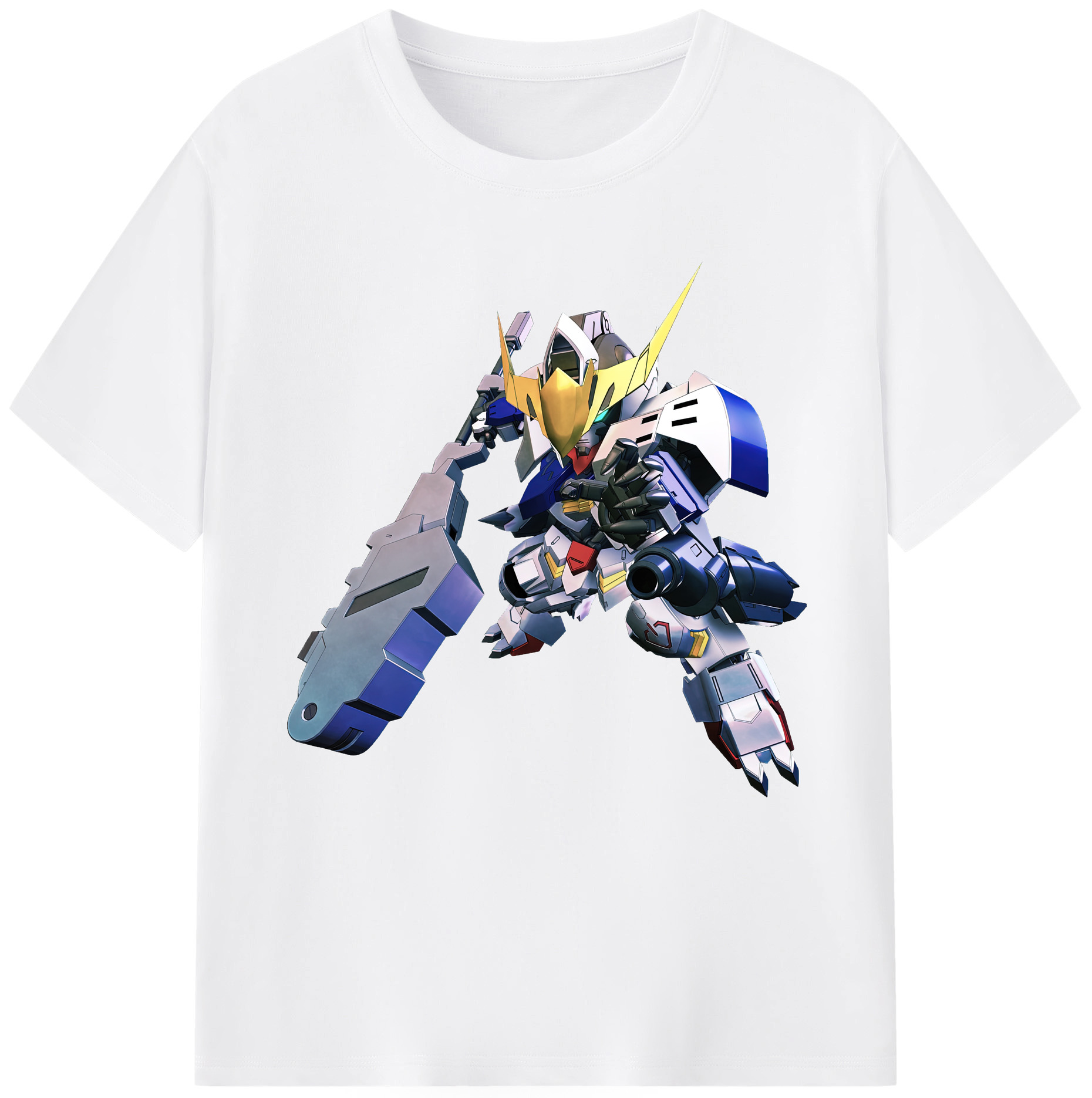 （画像用） 機動戦士ガンダム Mobile Suit Gundam 綿100％半袖Tシャツ（フロントプリント）