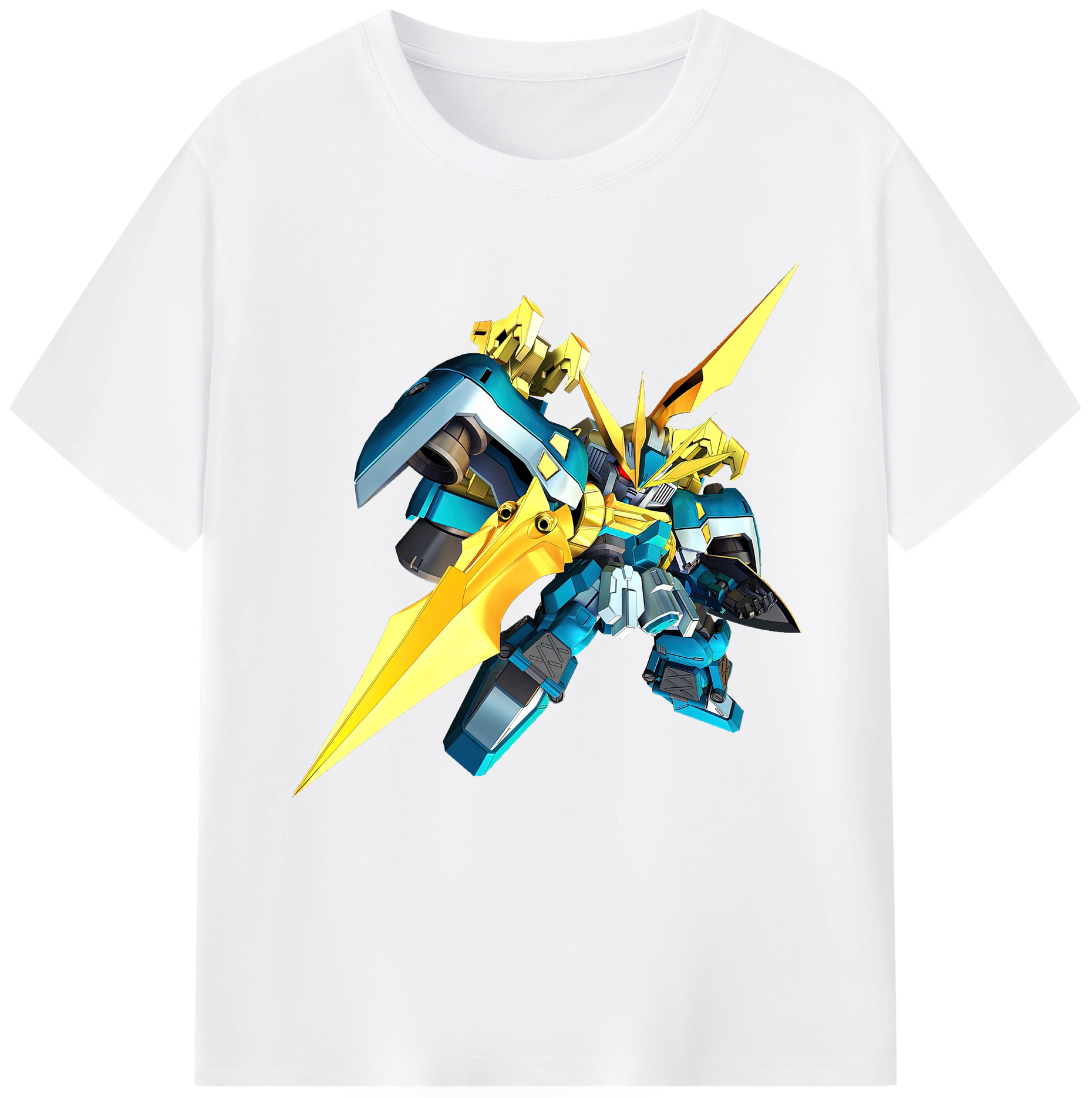 （画像用） 機動戦士ガンダム Mobile Suit Gundam 綿100％半袖Tシャツ（フロントプリント）