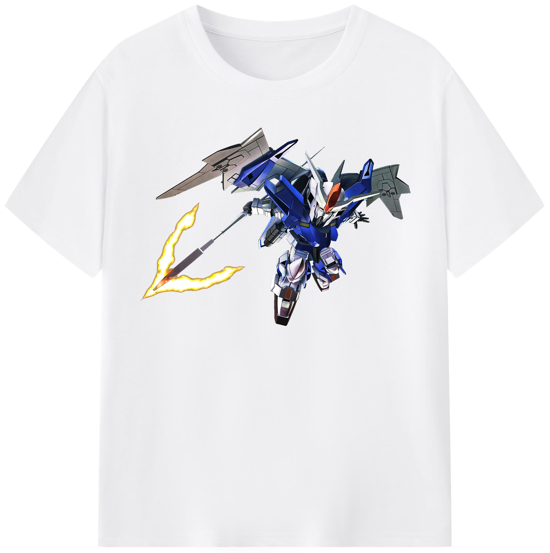 （画像用） 機動戦士ガンダム Mobile Suit Gundam 綿100％半袖Tシャツ（フロントプリント）