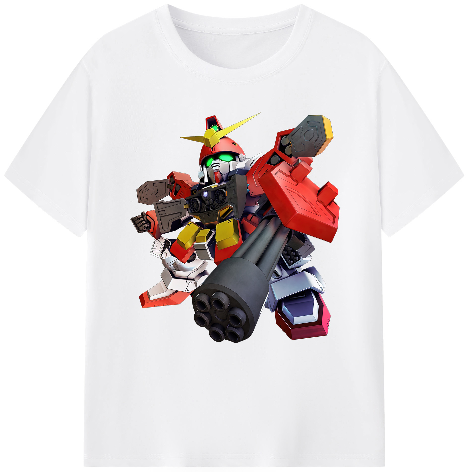 （画像用） 機動戦士ガンダム Mobile Suit Gundam 綿100％半袖Tシャツ（フロントプリント）
